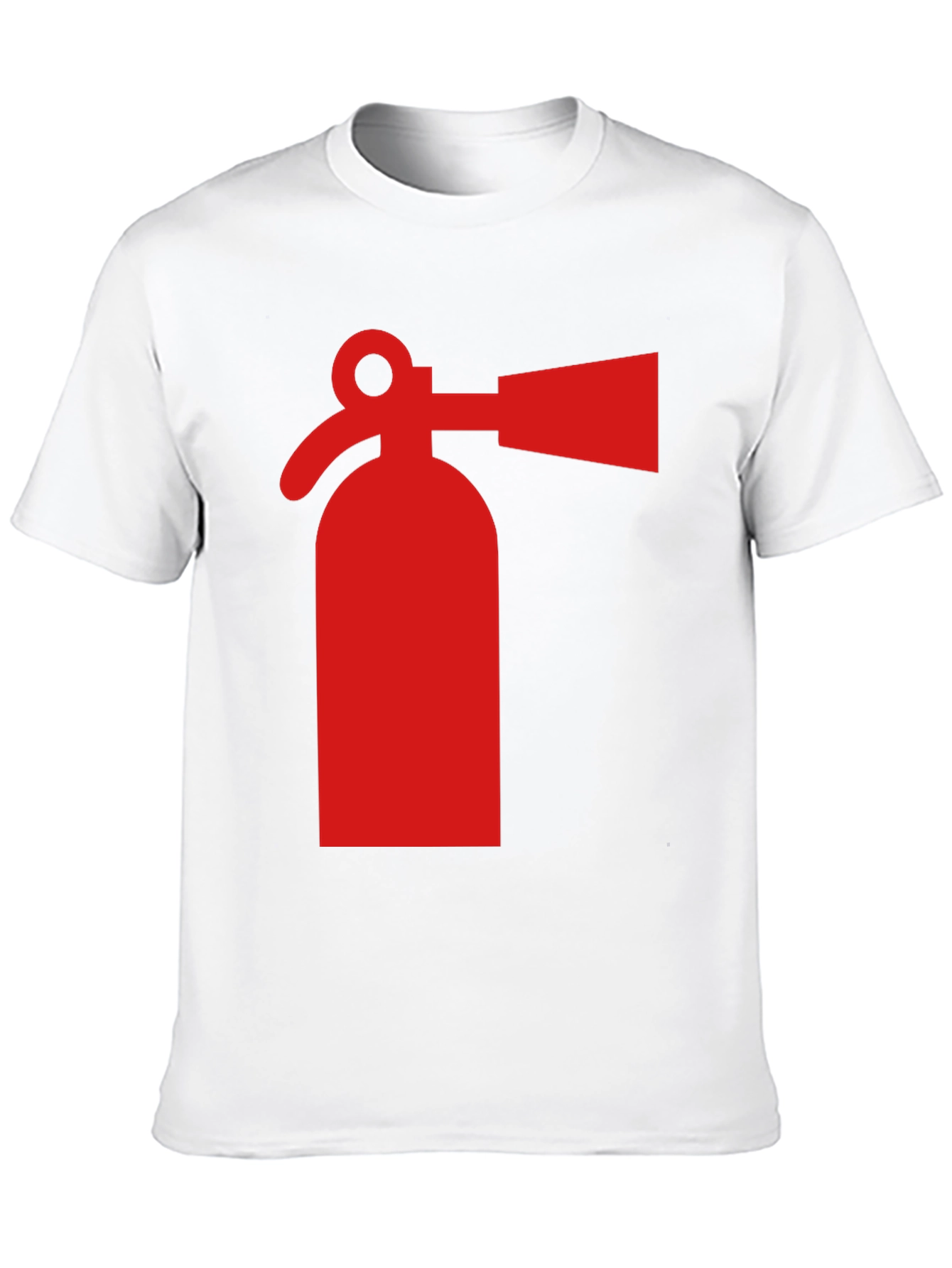 Fire Extinguisher Graphic Tee - Bold Statement Shirt