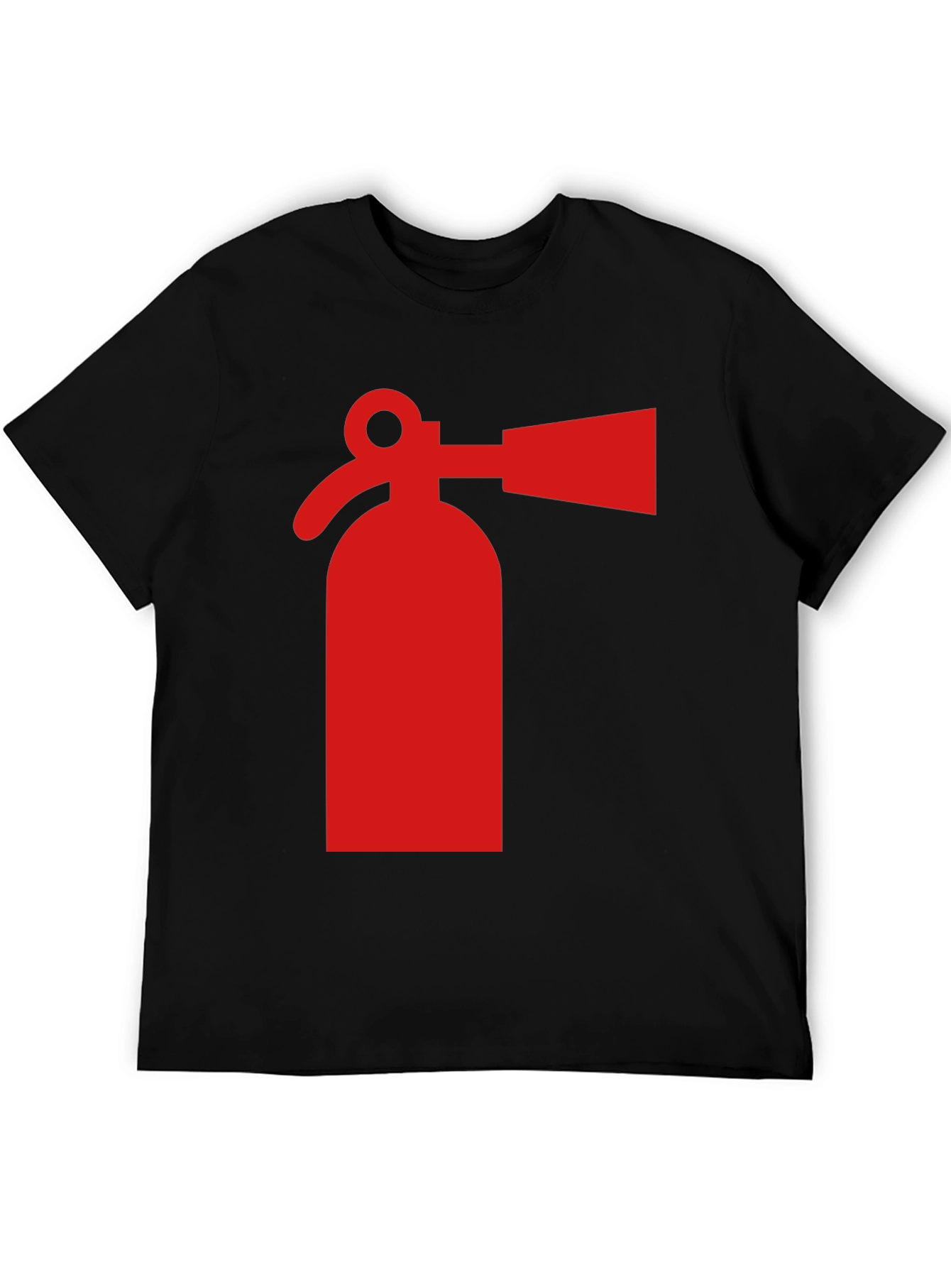 Fire Extinguisher Graphic Tee - Bold Statement Shirt
