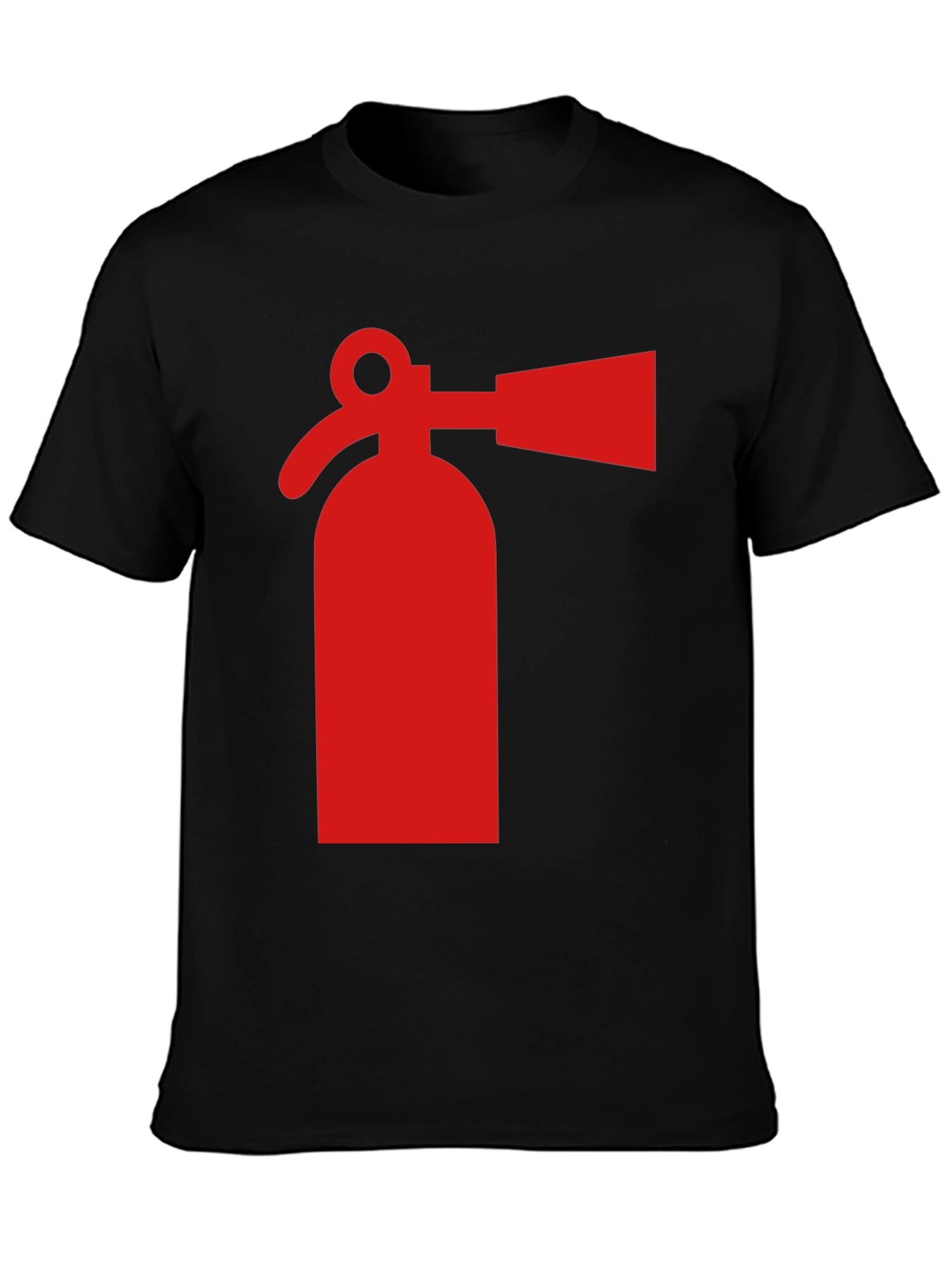 Fire Extinguisher Graphic Tee - Bold Statement Shirt