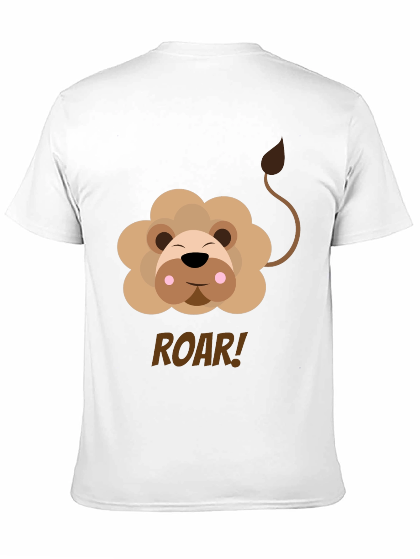 Cute Lion Graphic Tee - ROAR!