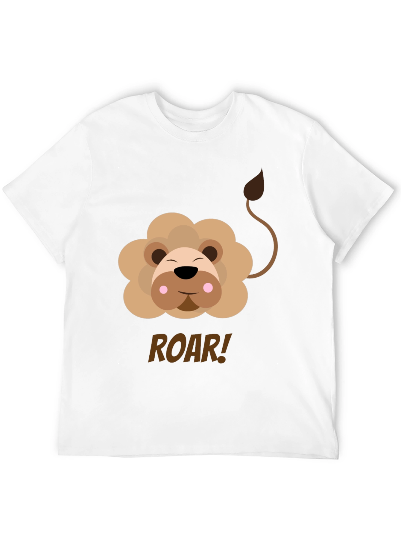 Cute Lion Graphic Tee - ROAR!