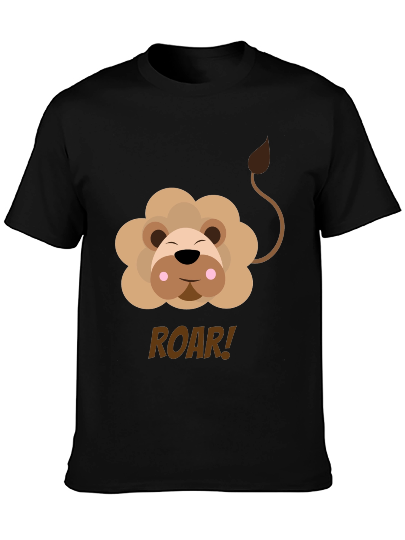Cute Lion Graphic Tee - ROAR!
