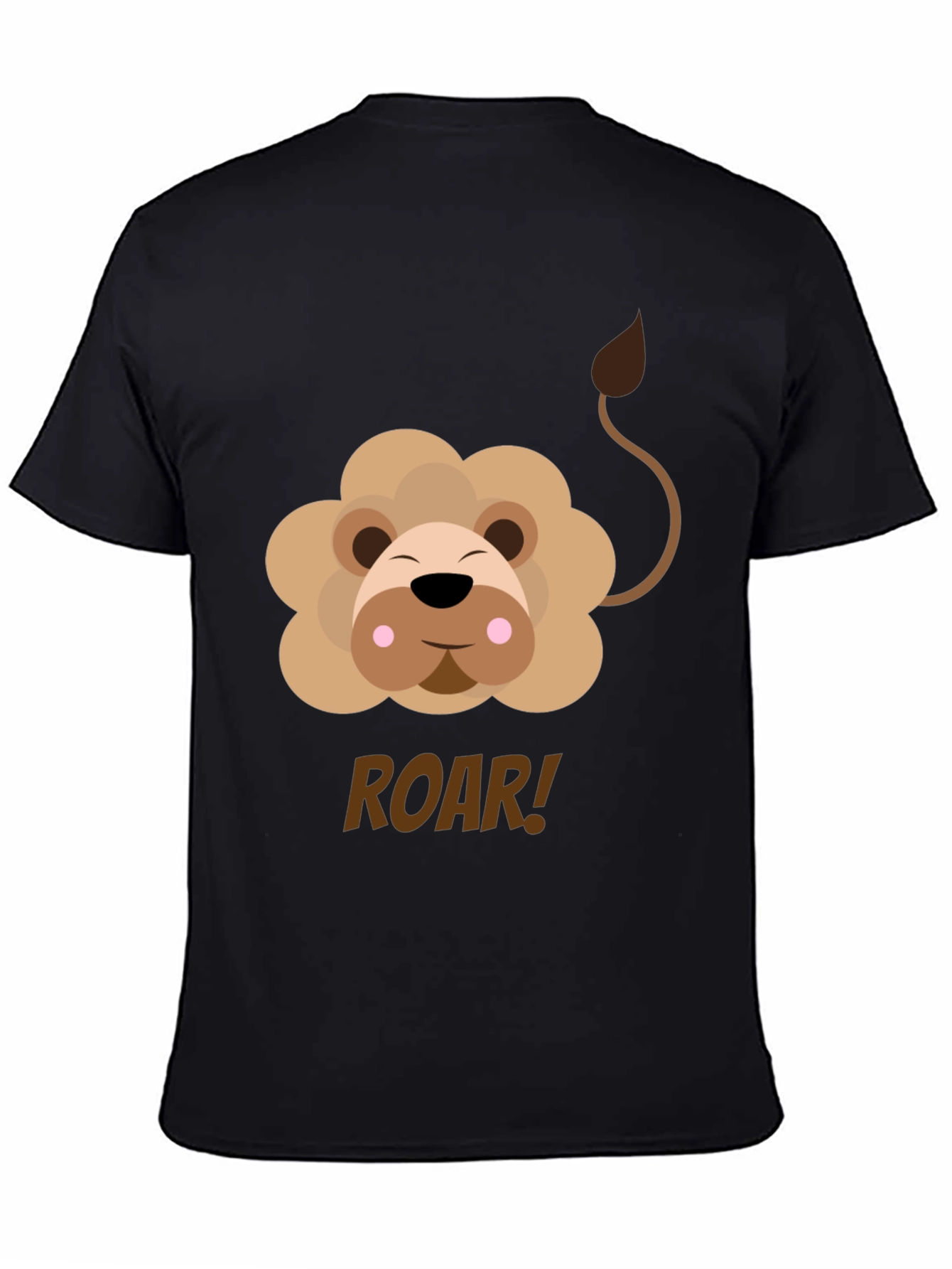 Cute Lion Graphic Tee - ROAR!