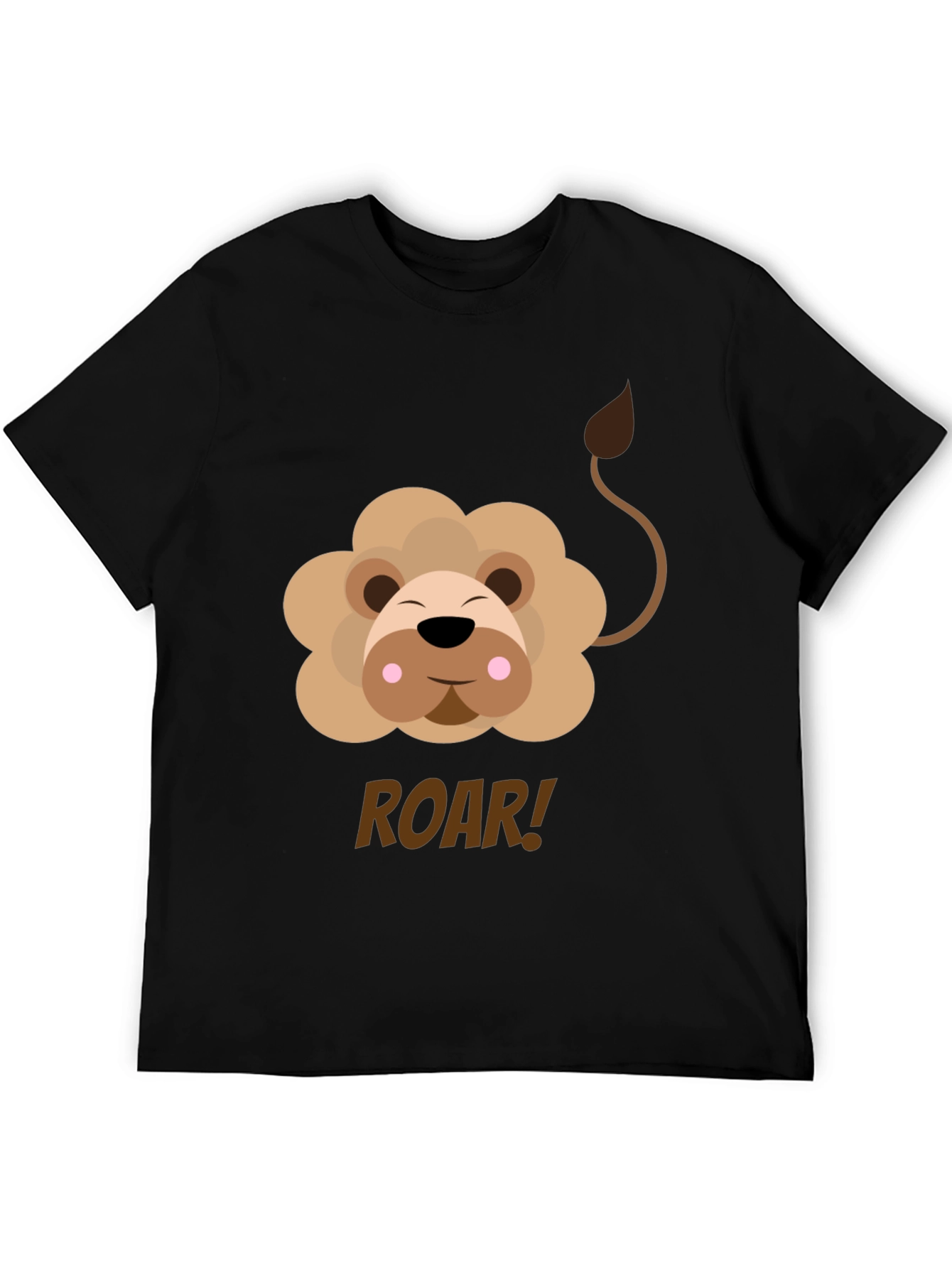 Cute Lion Graphic Tee - ROAR!