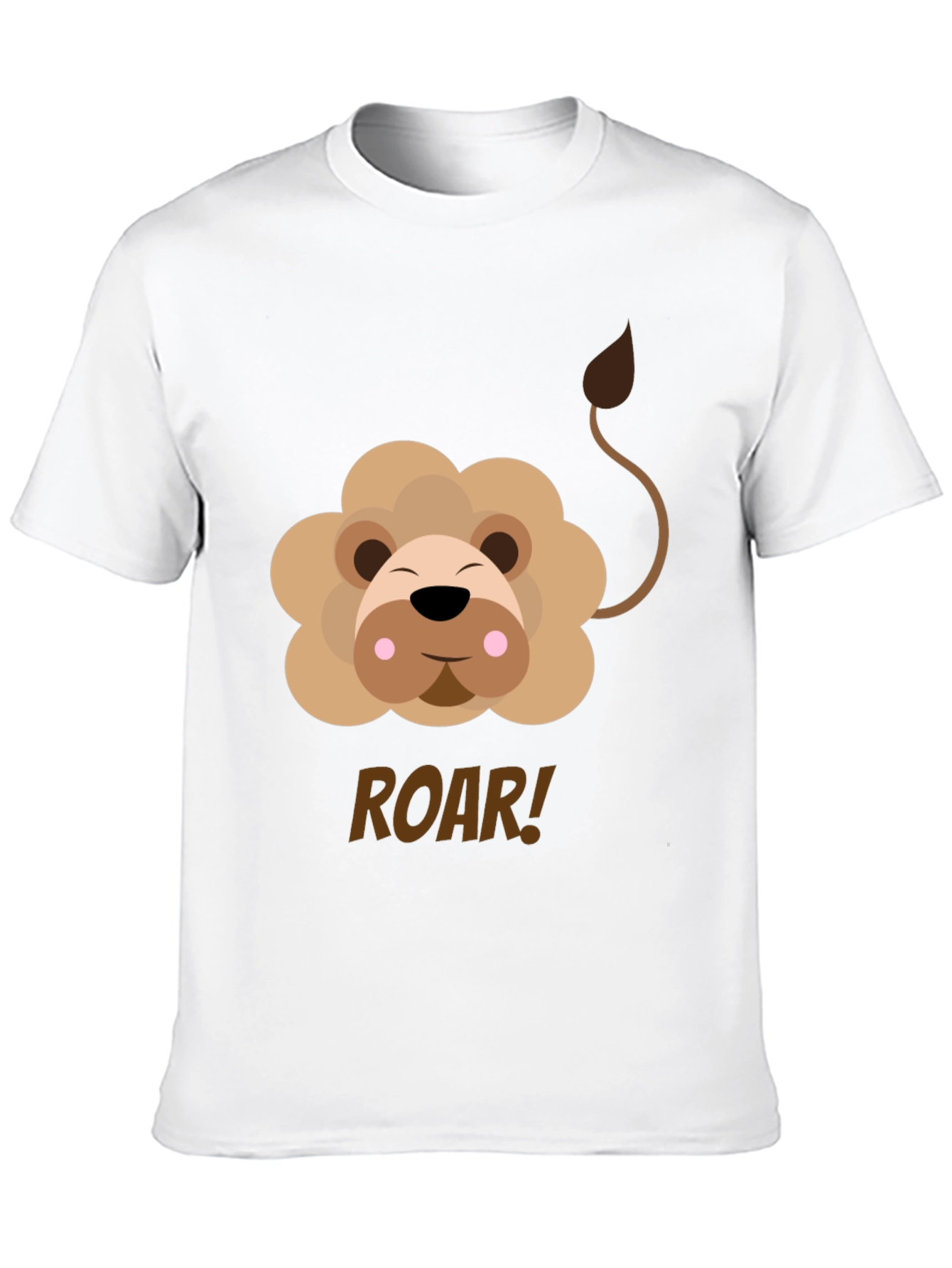 Cute Lion Graphic Tee - ROAR!
