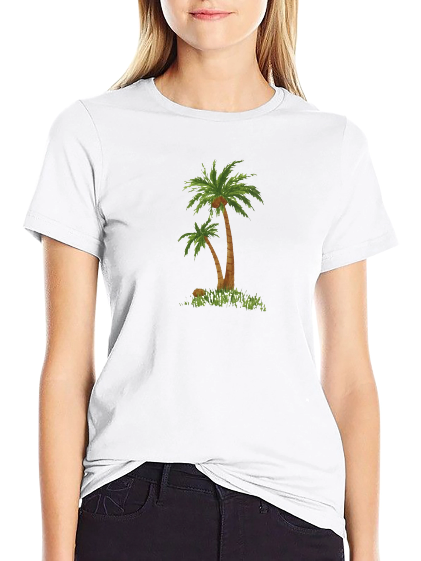 Palm Tree Graphic Tee - Tropical Vibe