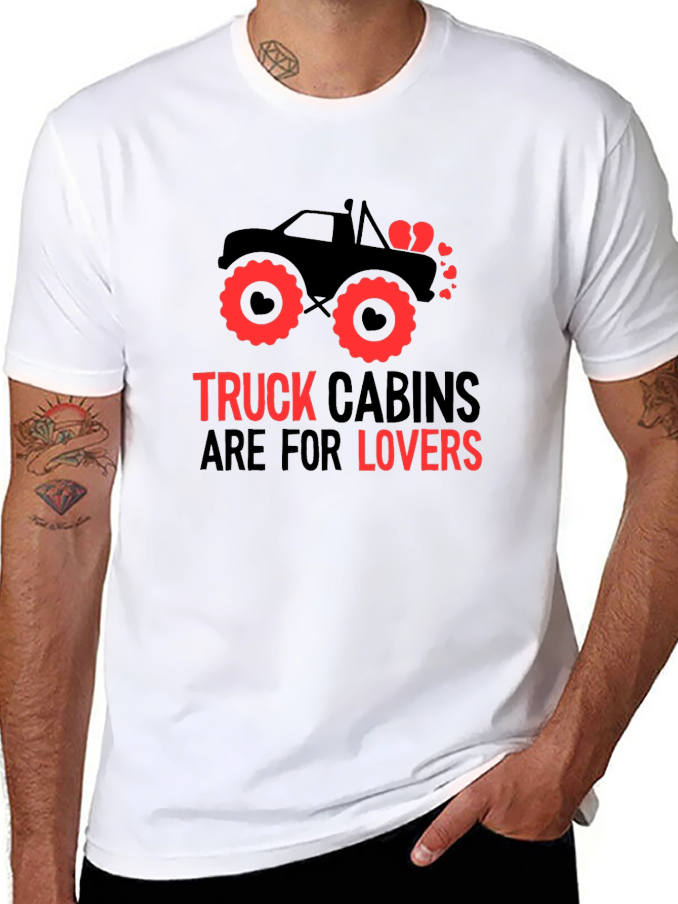 Truck Cabins Are For Lovers Graphic Tee