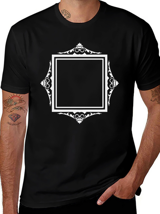 Framed Graphic Tee - Modern Style