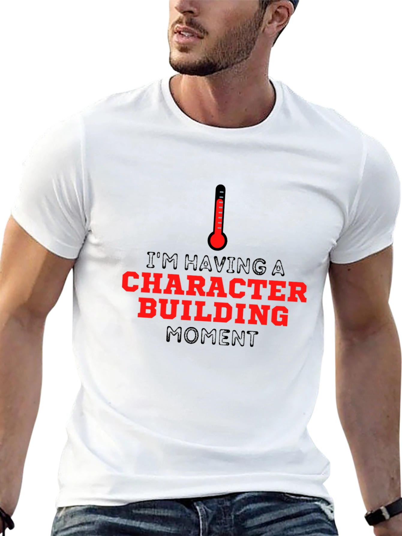 Character Building Moment Graphic Tee - Black