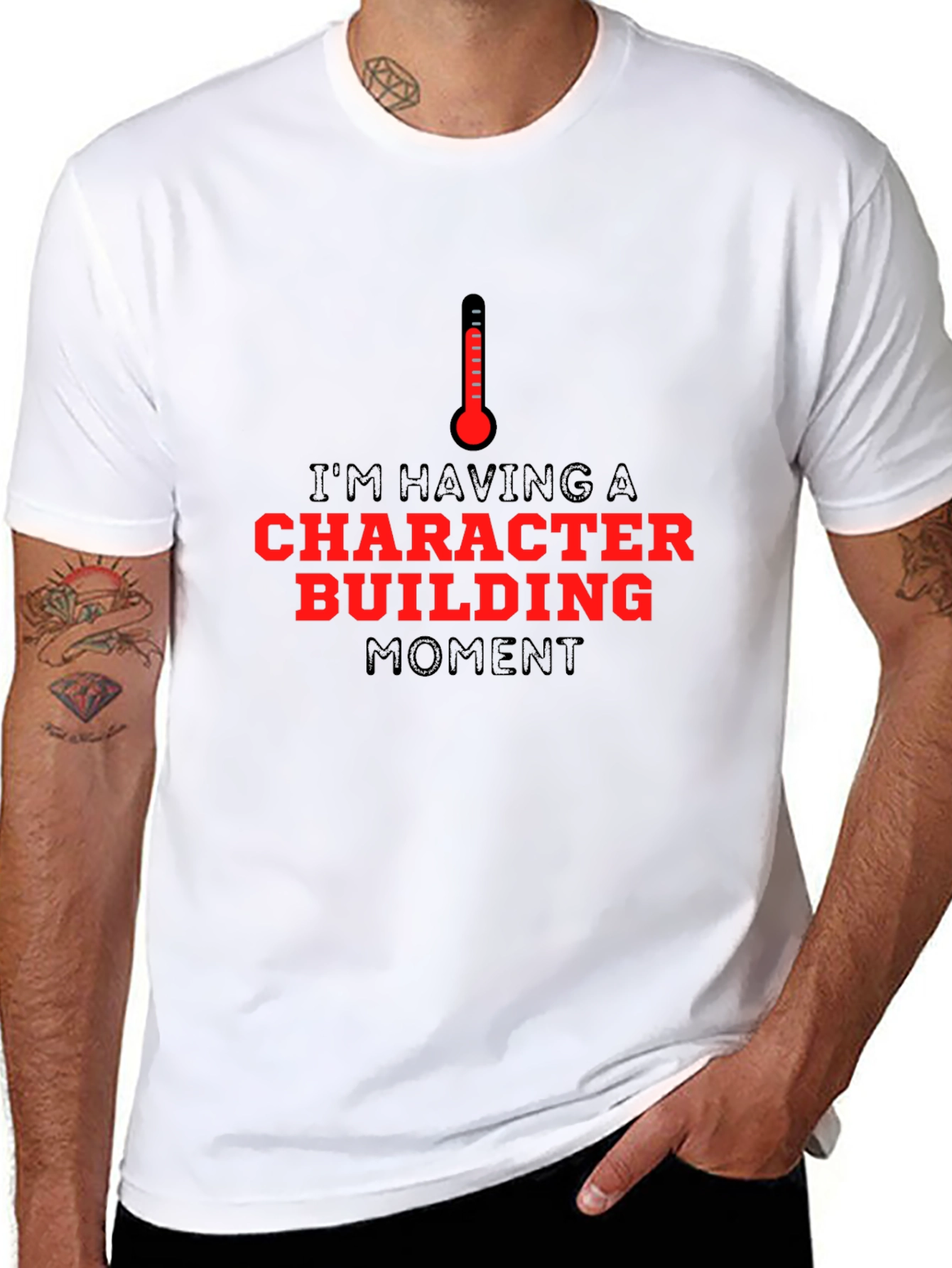 Character Building Moment Graphic Tee - Black