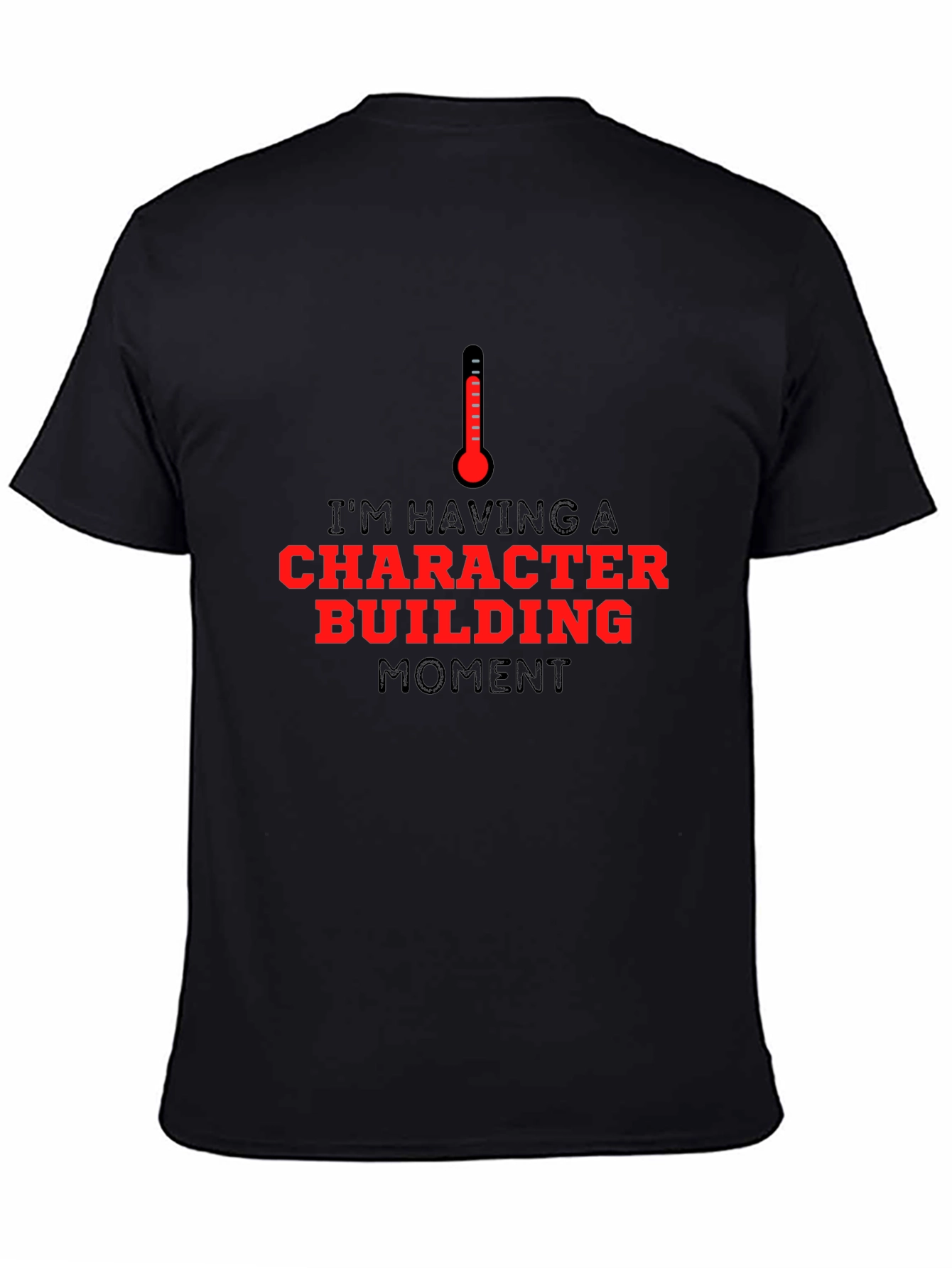 Character Building Moment Graphic Tee - Black