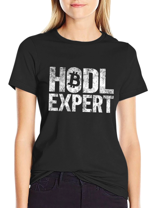 HODL Expert Bitcoin Crypto T-Shirt