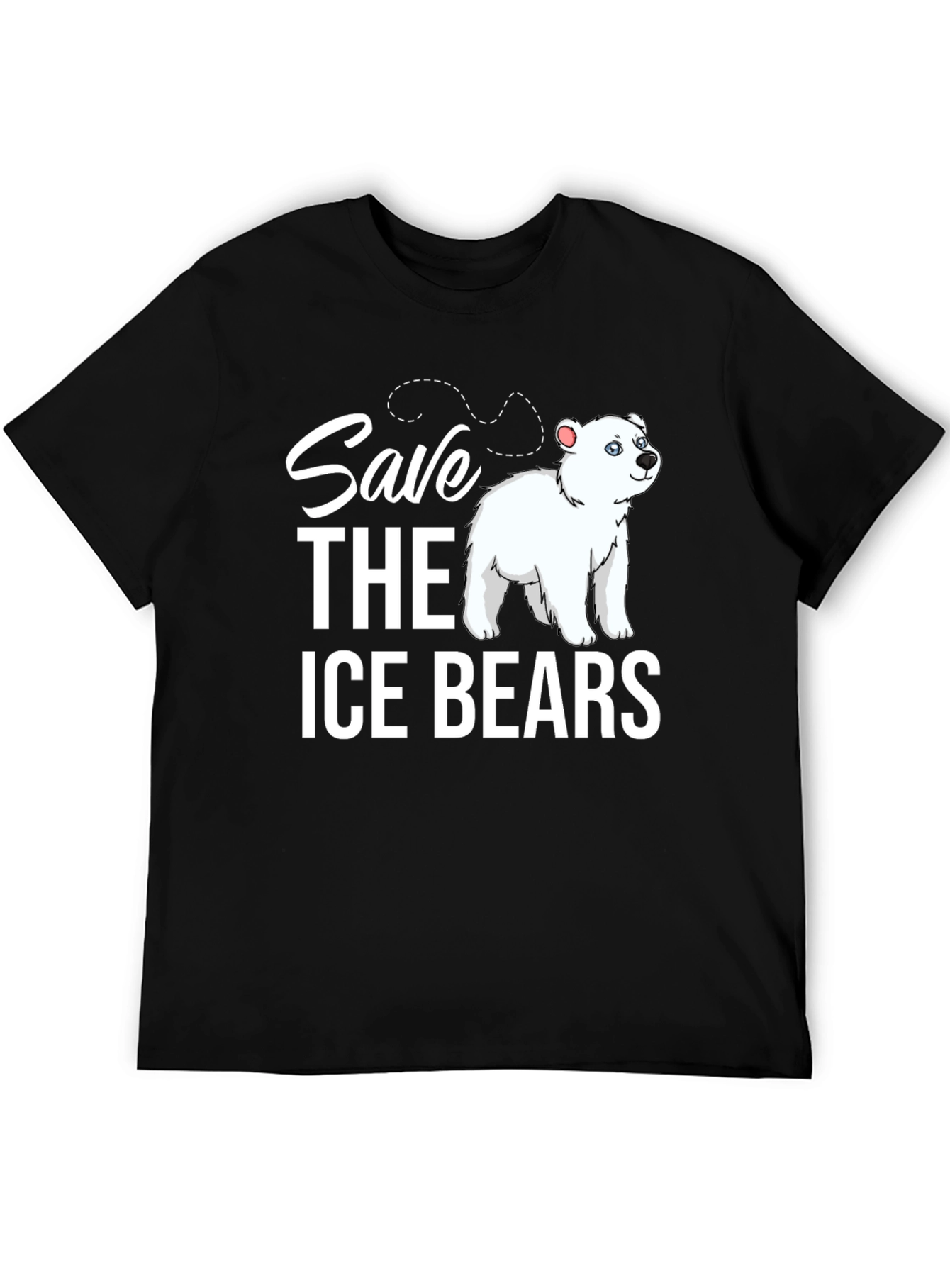 Save the Ice Bears Graphic Tee - Black