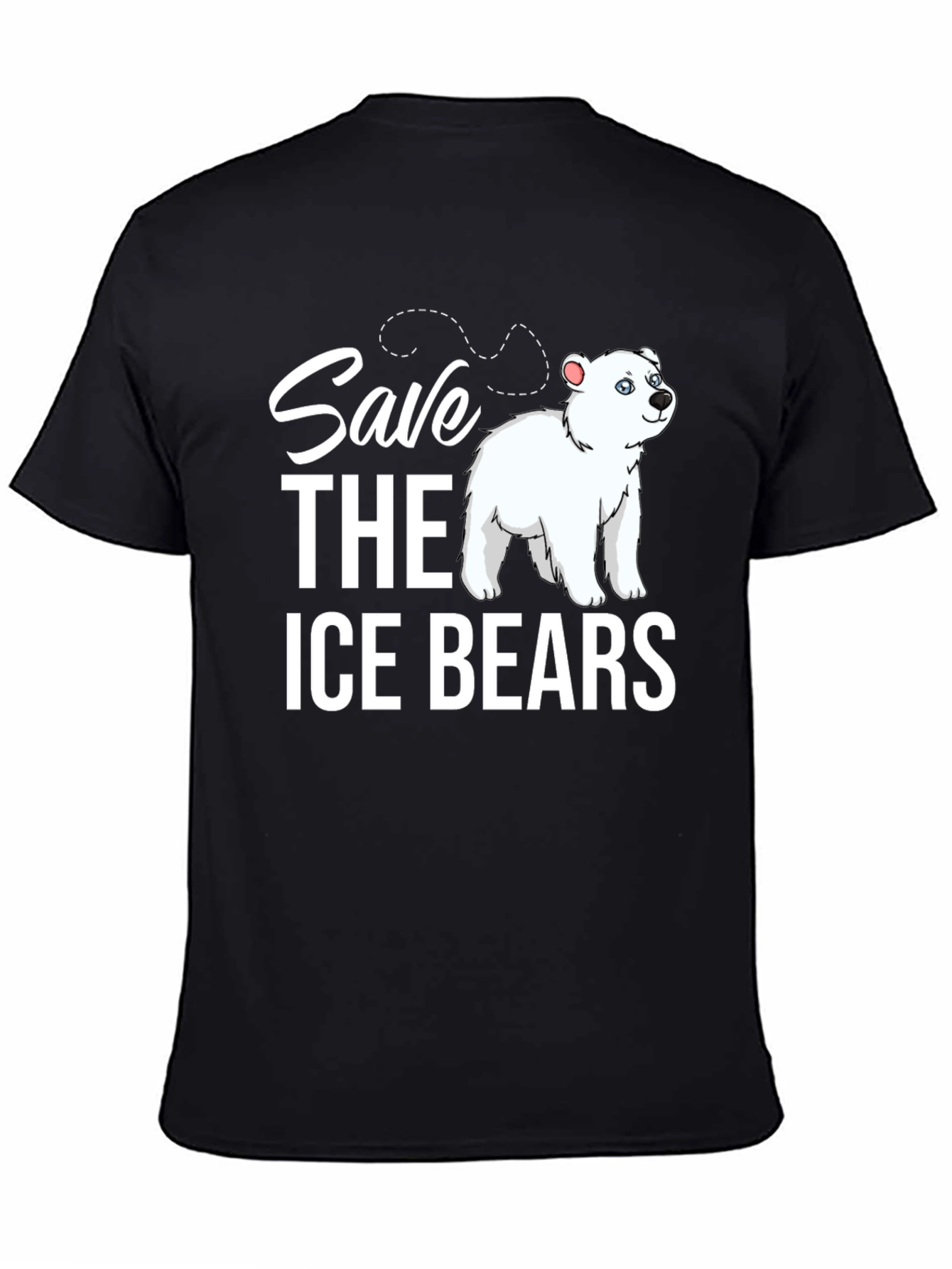 Save the Ice Bears Graphic Tee - Black