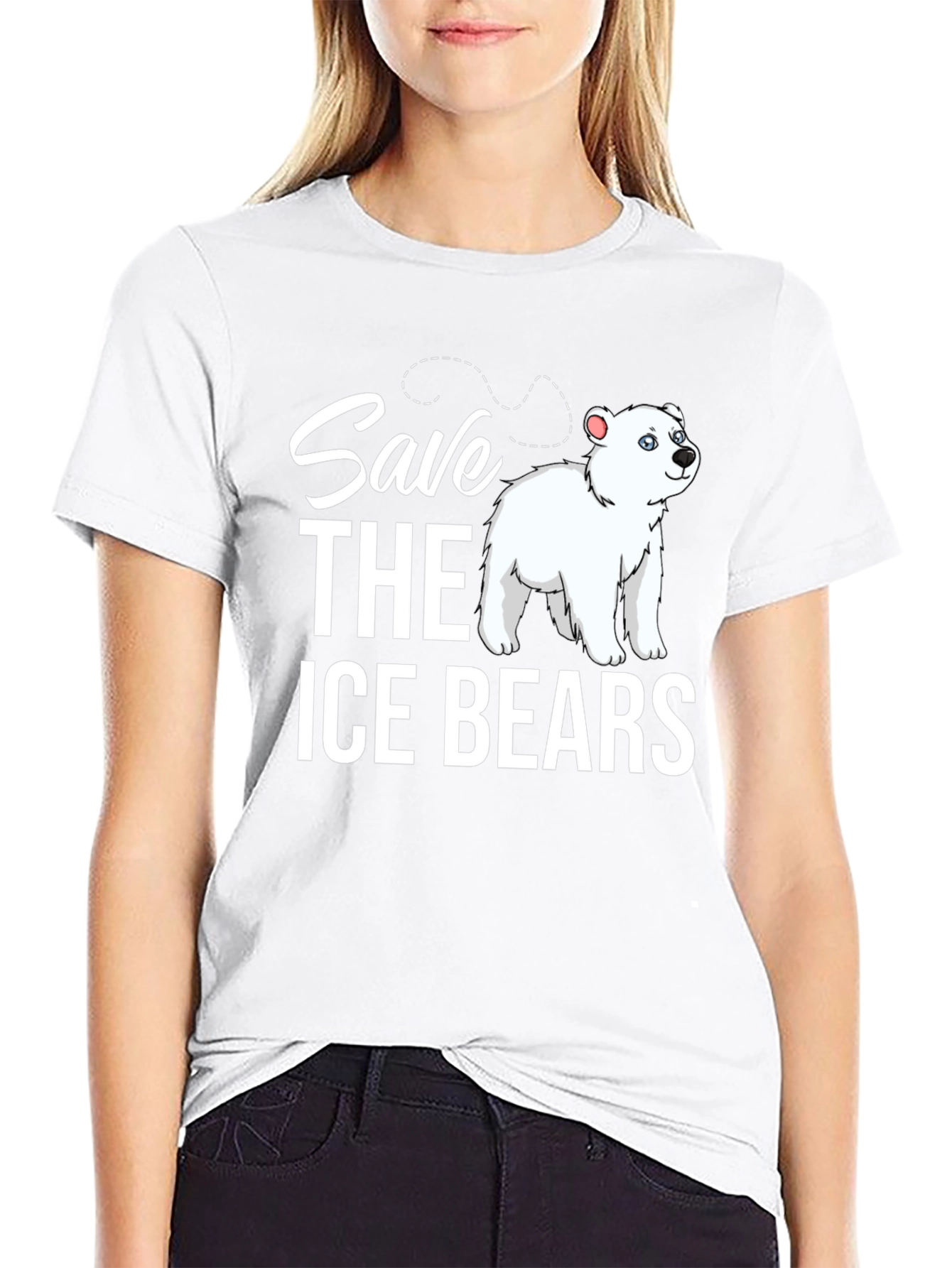 Save the Ice Bears Graphic Tee - Black