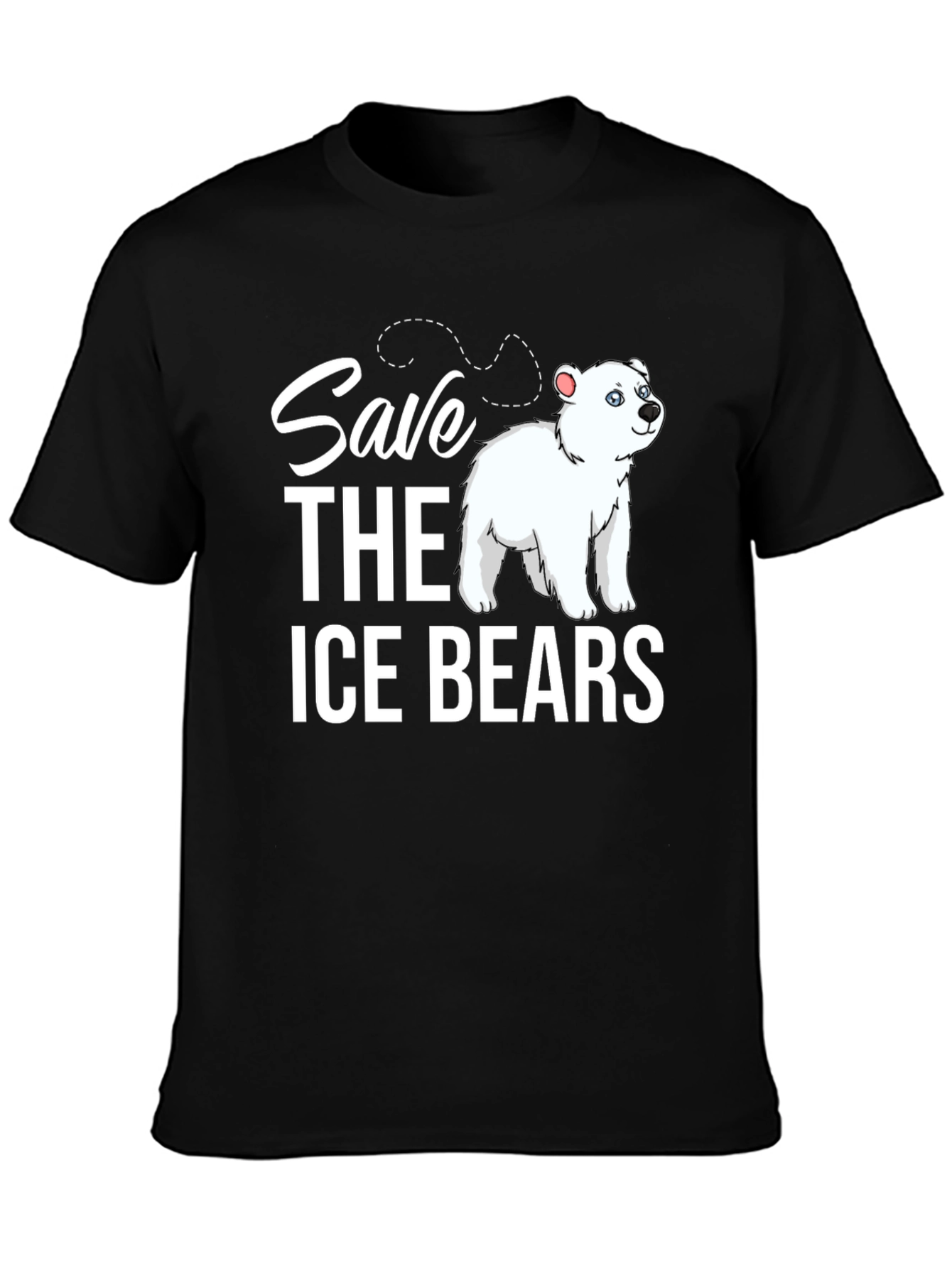 Save the Ice Bears Graphic Tee - Black