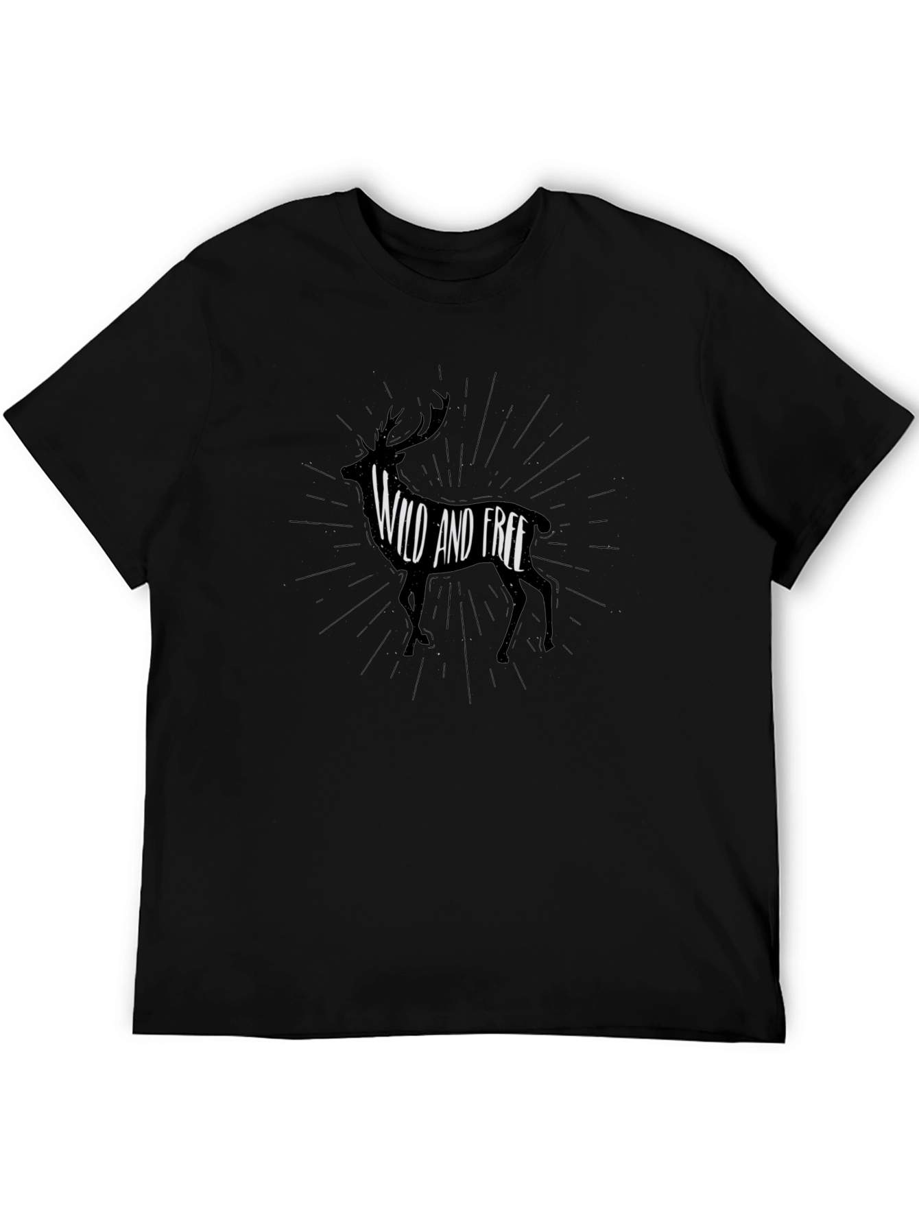 Wild and Free Graphic Tee - Black