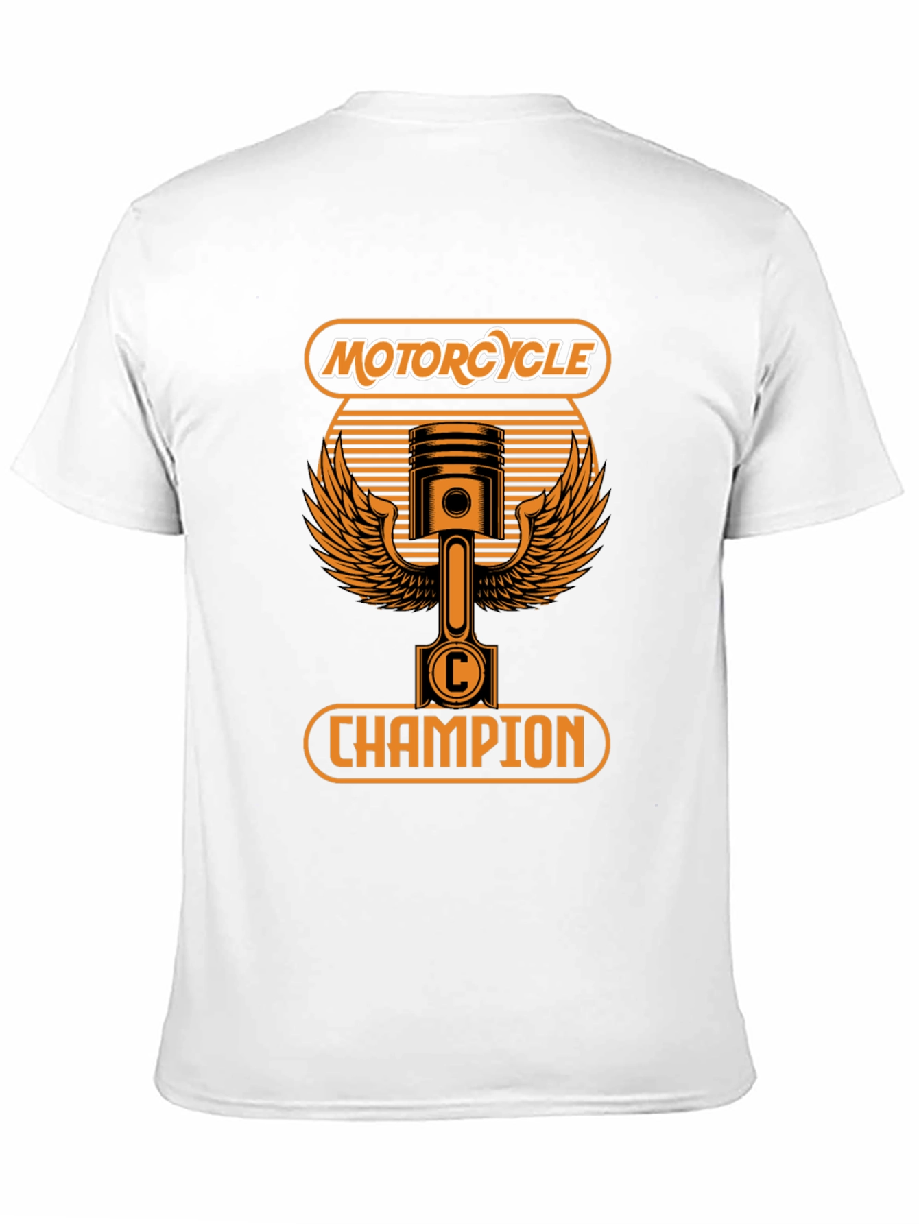 Motorcycle Champion Graphic T-Shirt - Black
