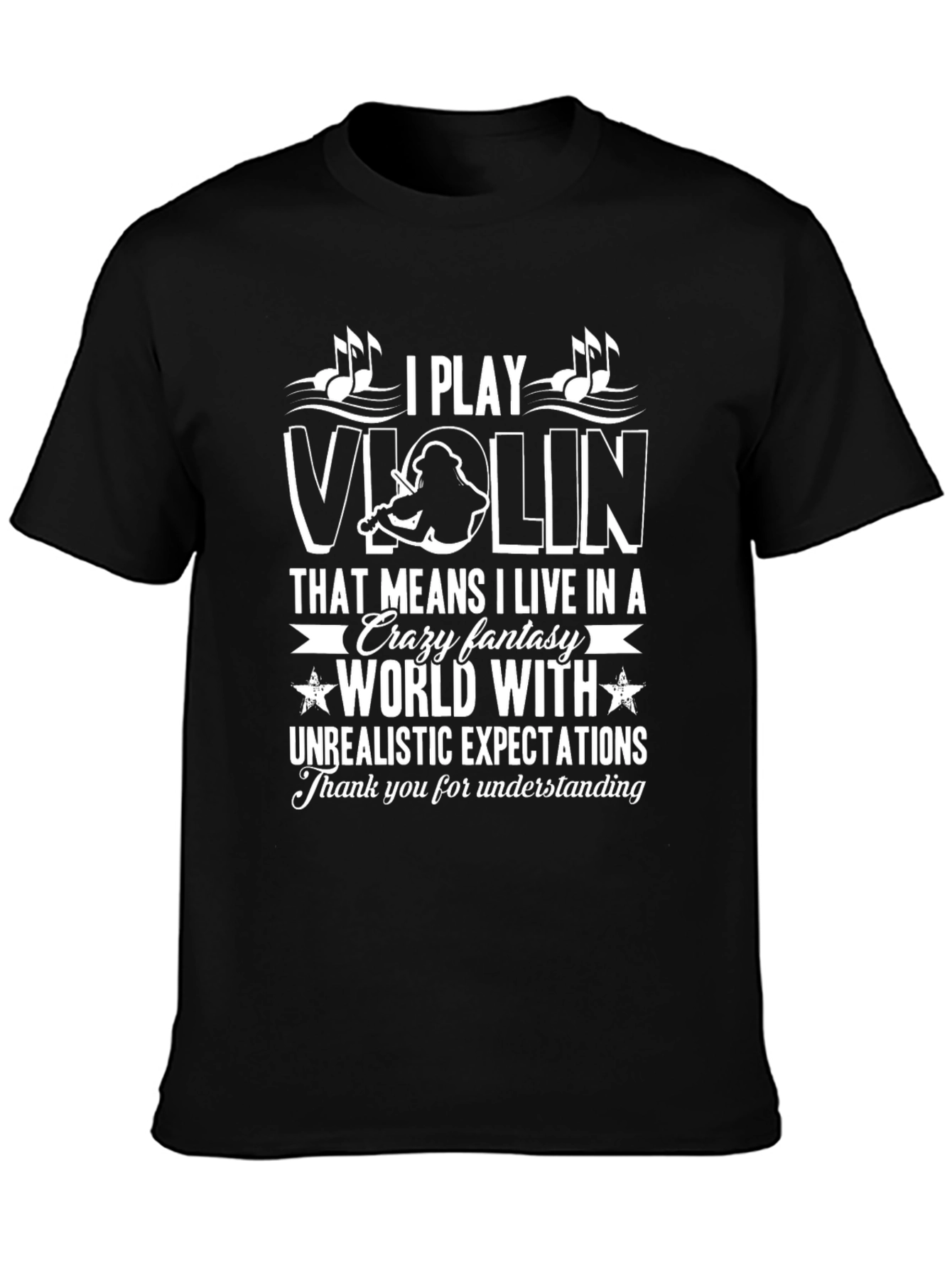 I Play Violin Funny T-Shirt - Musician Gift