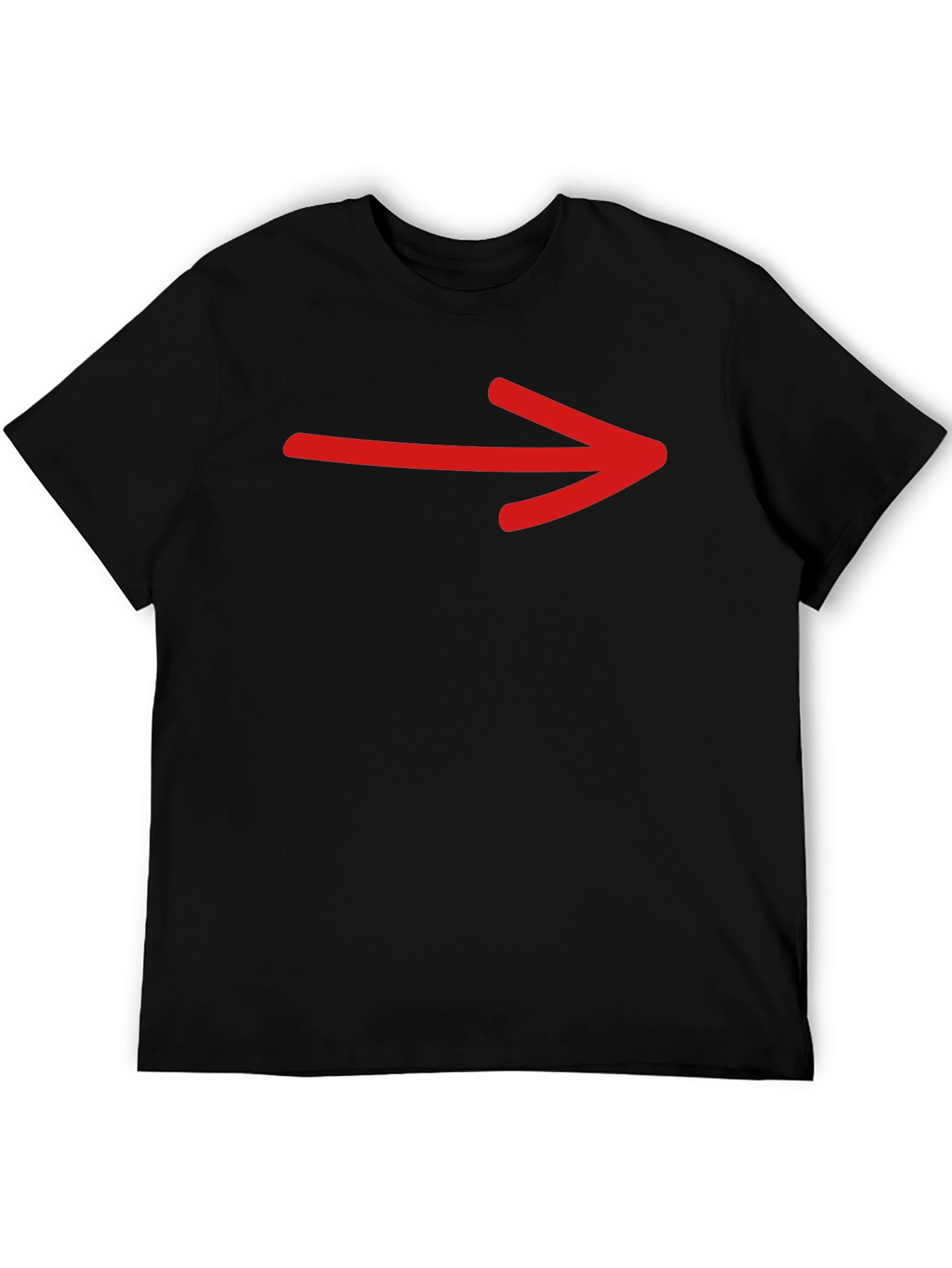 Arrow Graphic Tee - Modern Directional Style