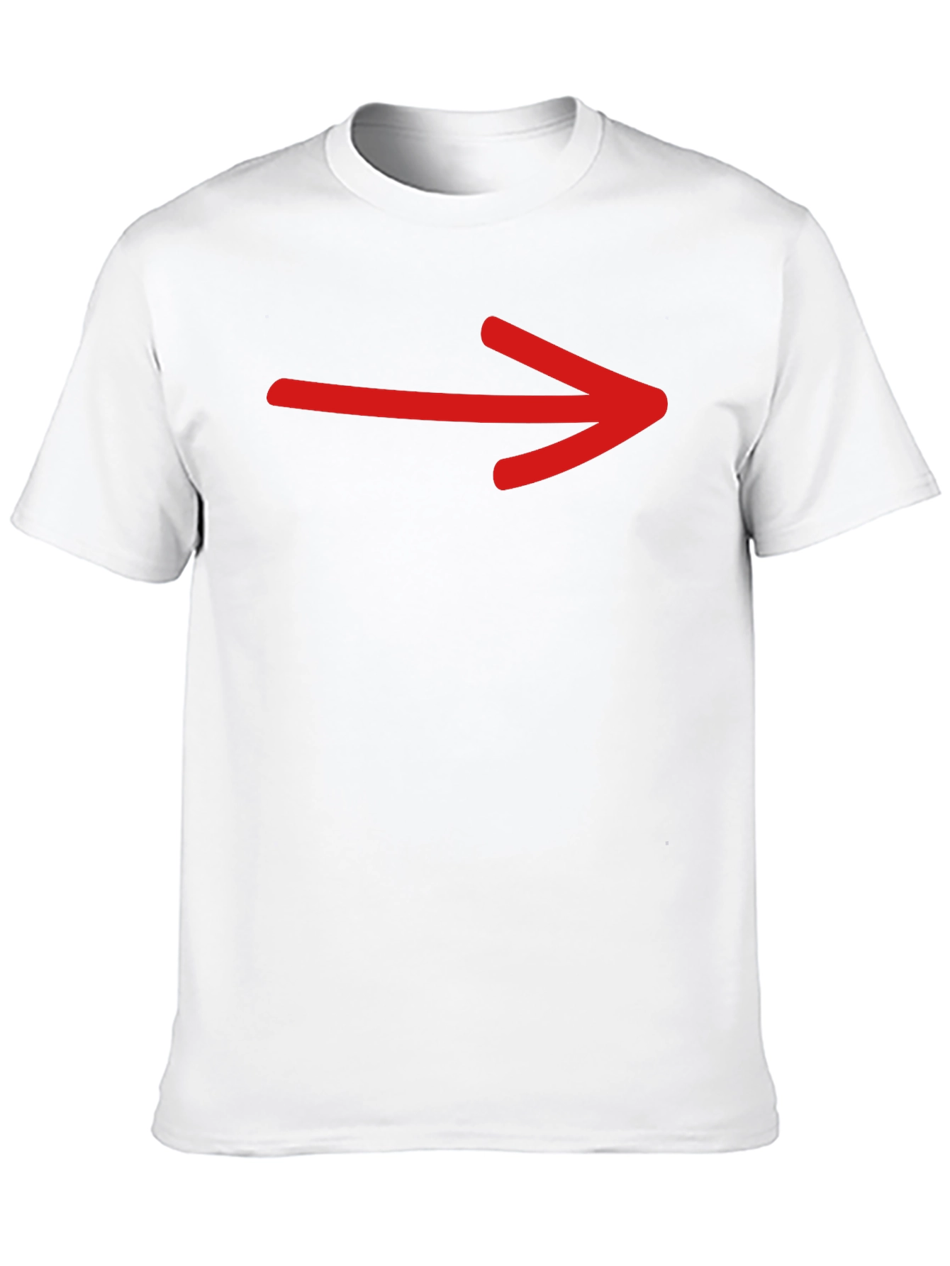 Arrow Graphic Tee - Modern Directional Style
