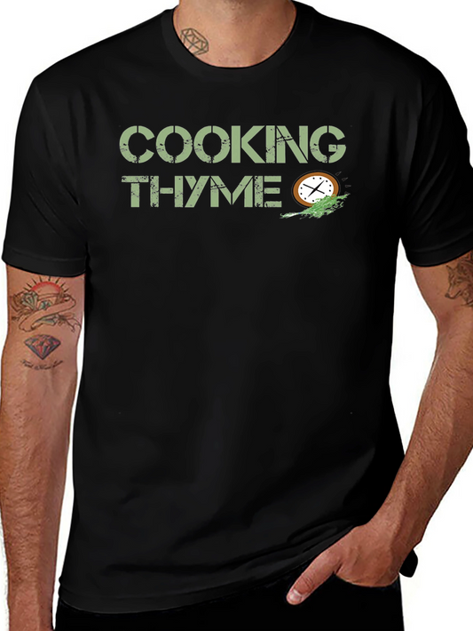 Cooking Thyme T-Shirt - Funny Chef Tee