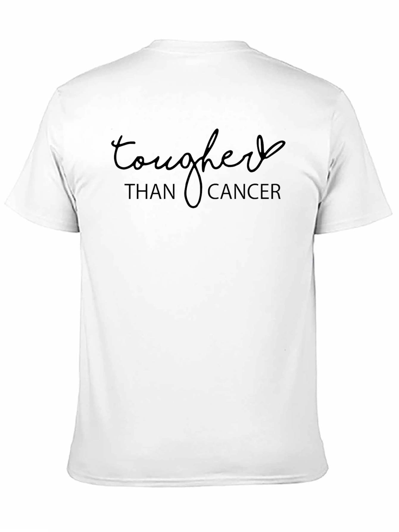 Tougher Than Cancer Black Graphic Tee