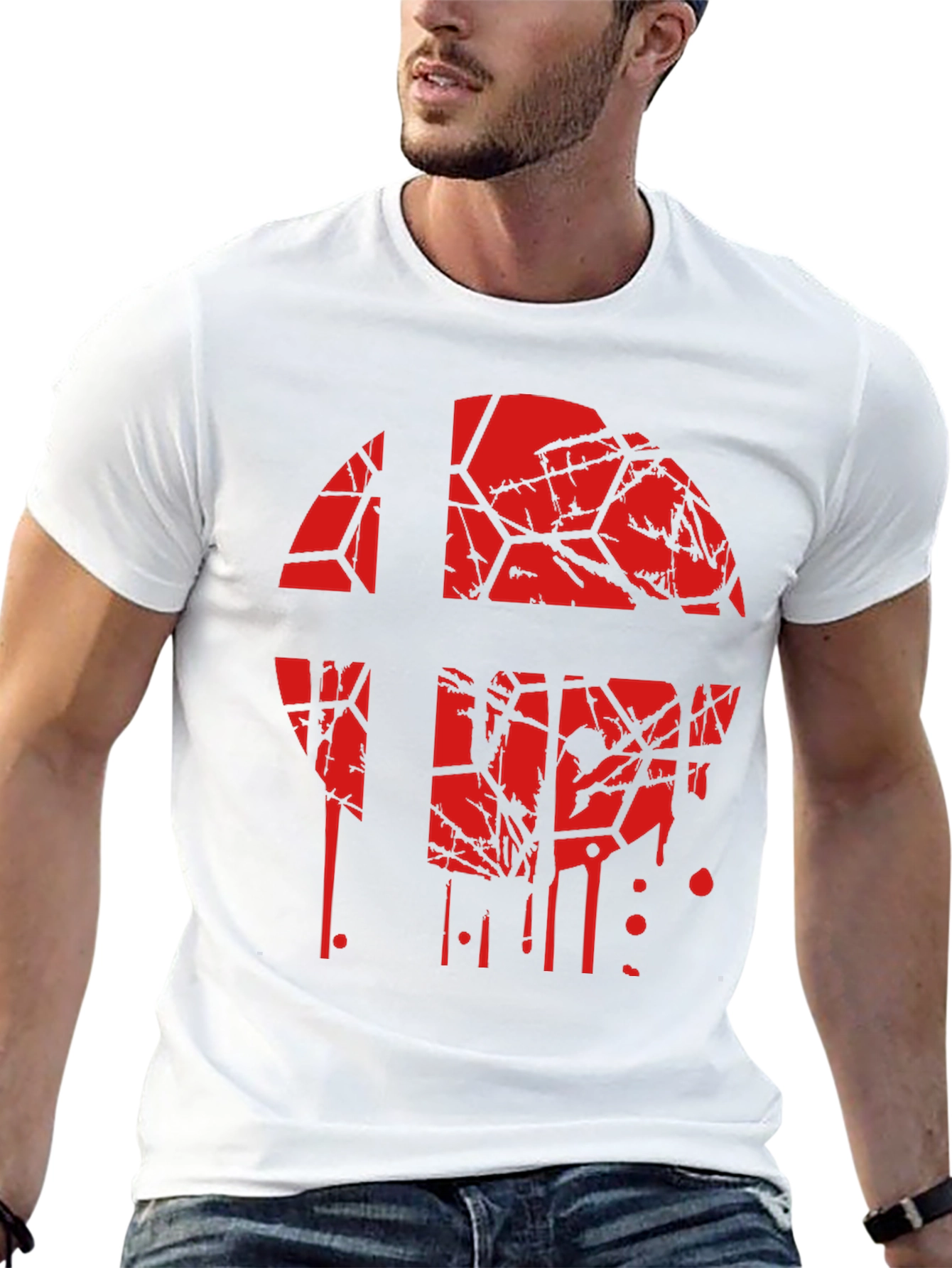 Smash Bros Shattered Logo Black T-Shirt