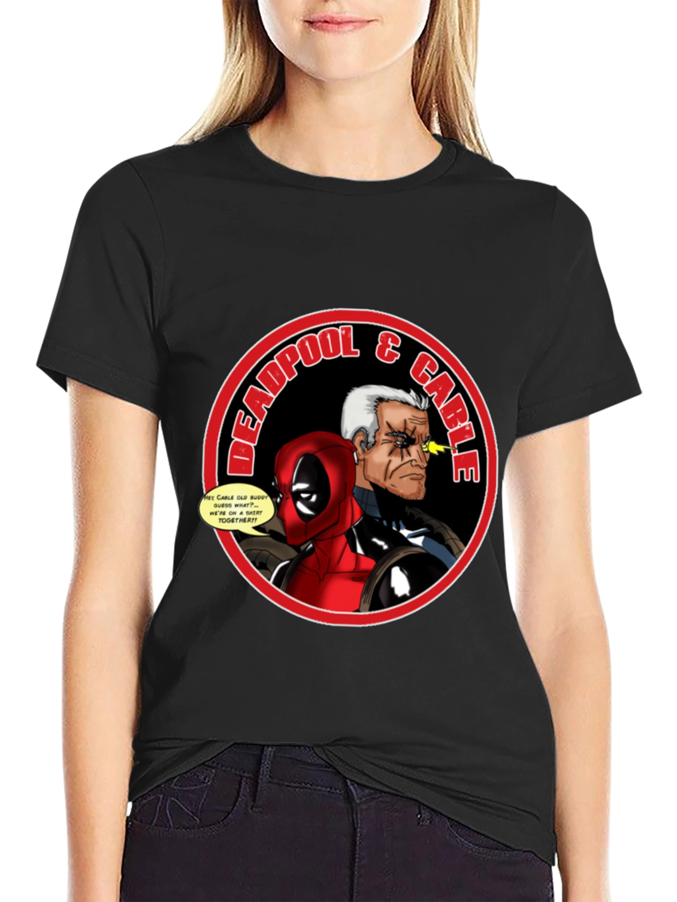 Deadpool & Cable T-Shirt: Superhero Comic Tee