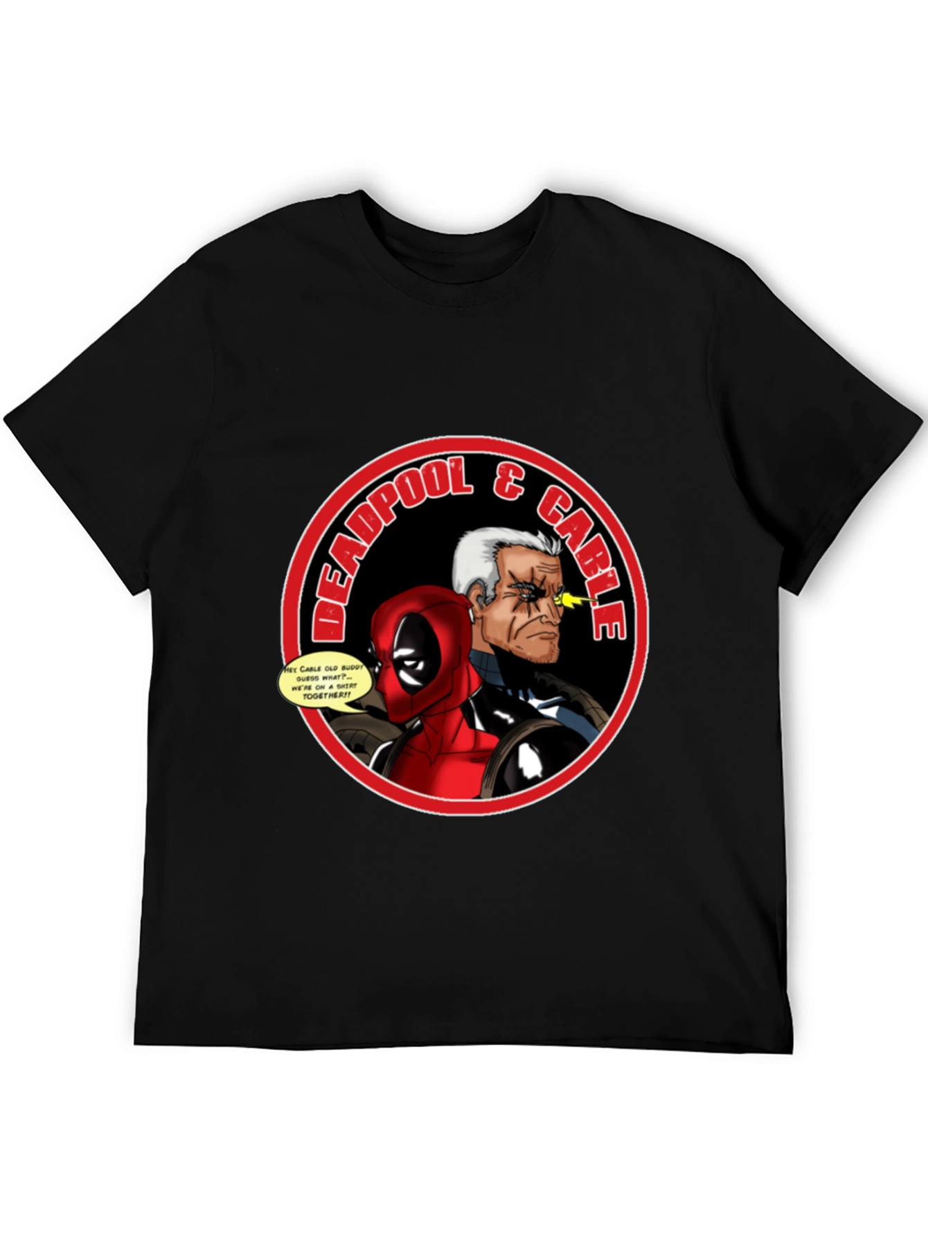 Deadpool & Cable T-Shirt: Superhero Comic Tee