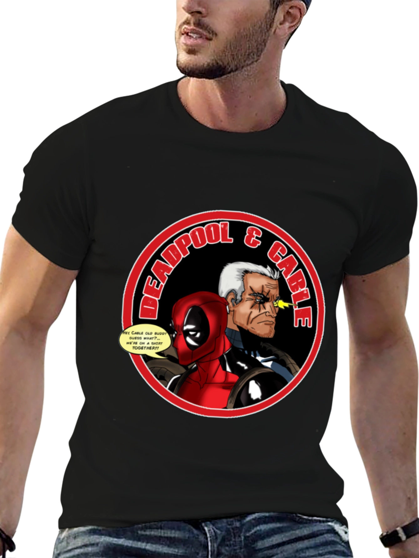 Deadpool & Cable T-Shirt: Superhero Comic Tee