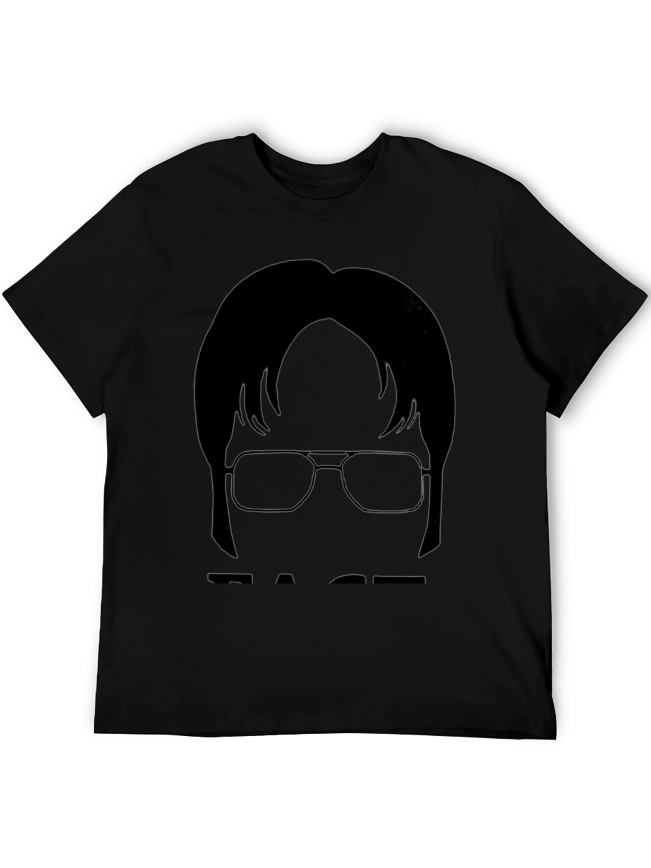 Dwight Schrute Silhouette Black T-Shirt