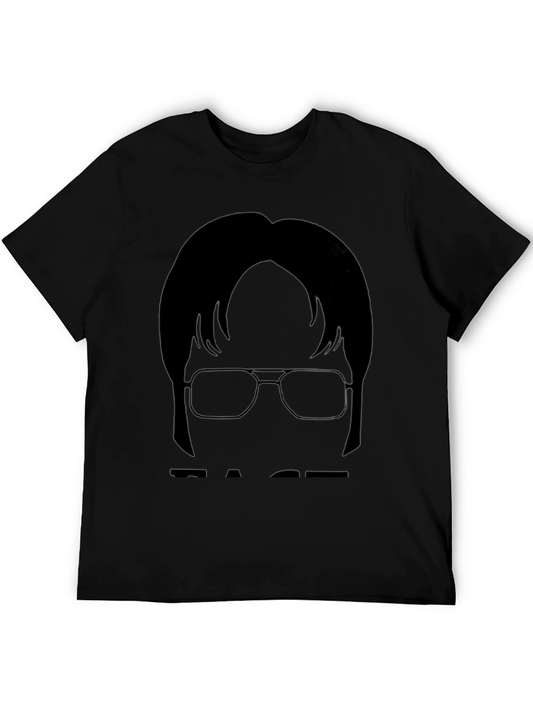 Dwight Schrute Silhouette Black T-Shirt