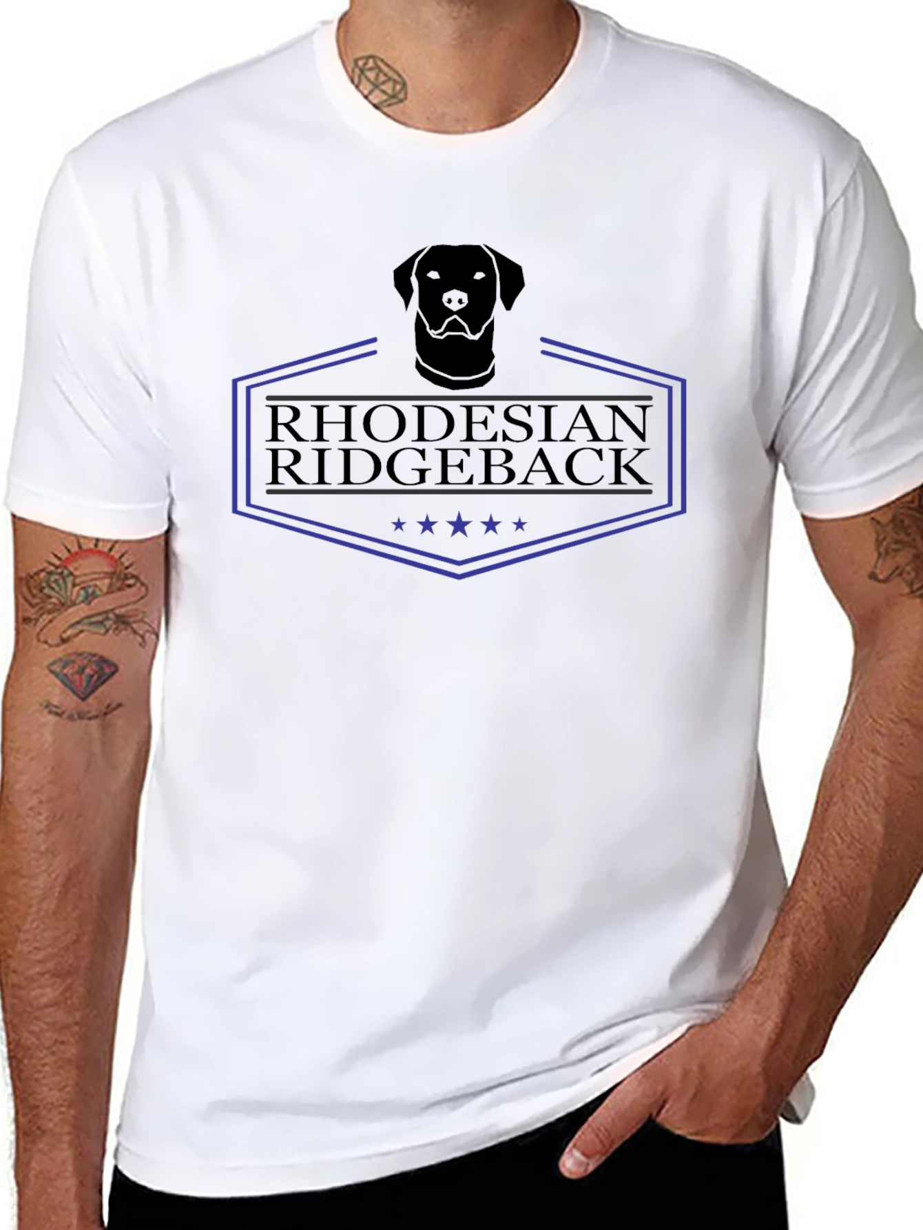 Rhodesian Ridgeback Graphic Tee - Dog Lover T-Shirt