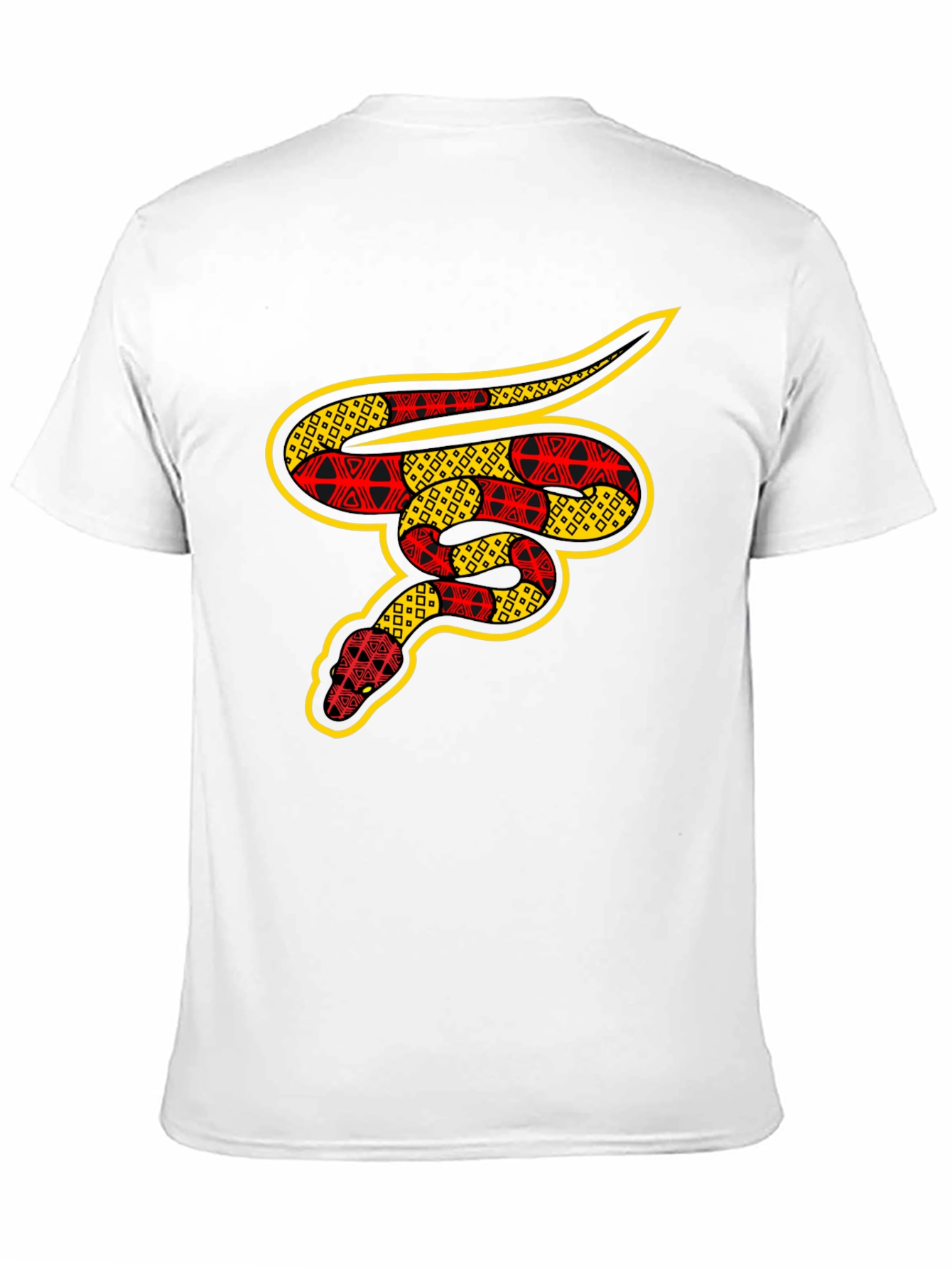 Patterned Snake Graphic T-Shirt