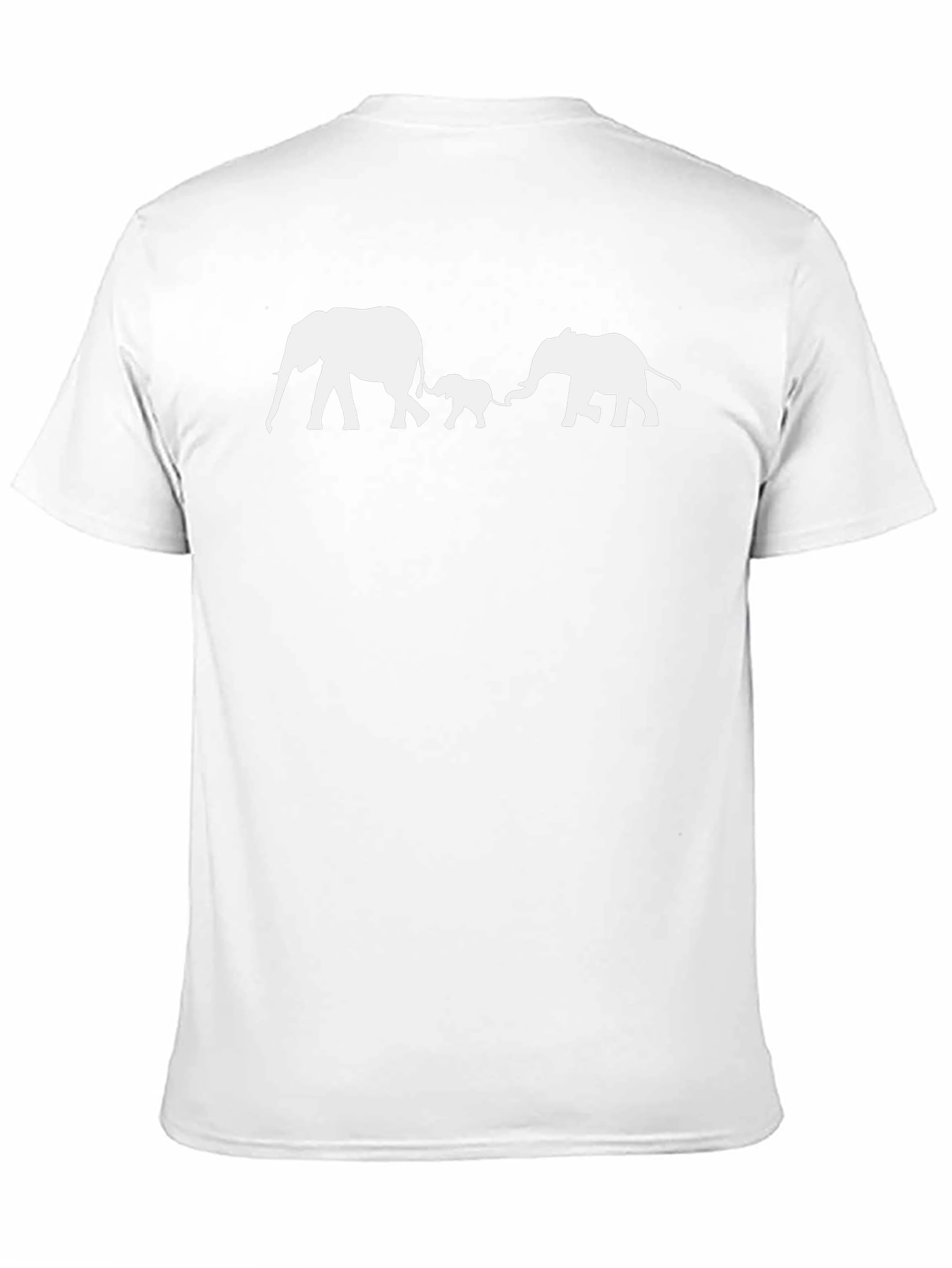 Elephant Family Graphic T-Shirt - Classic Black Tee