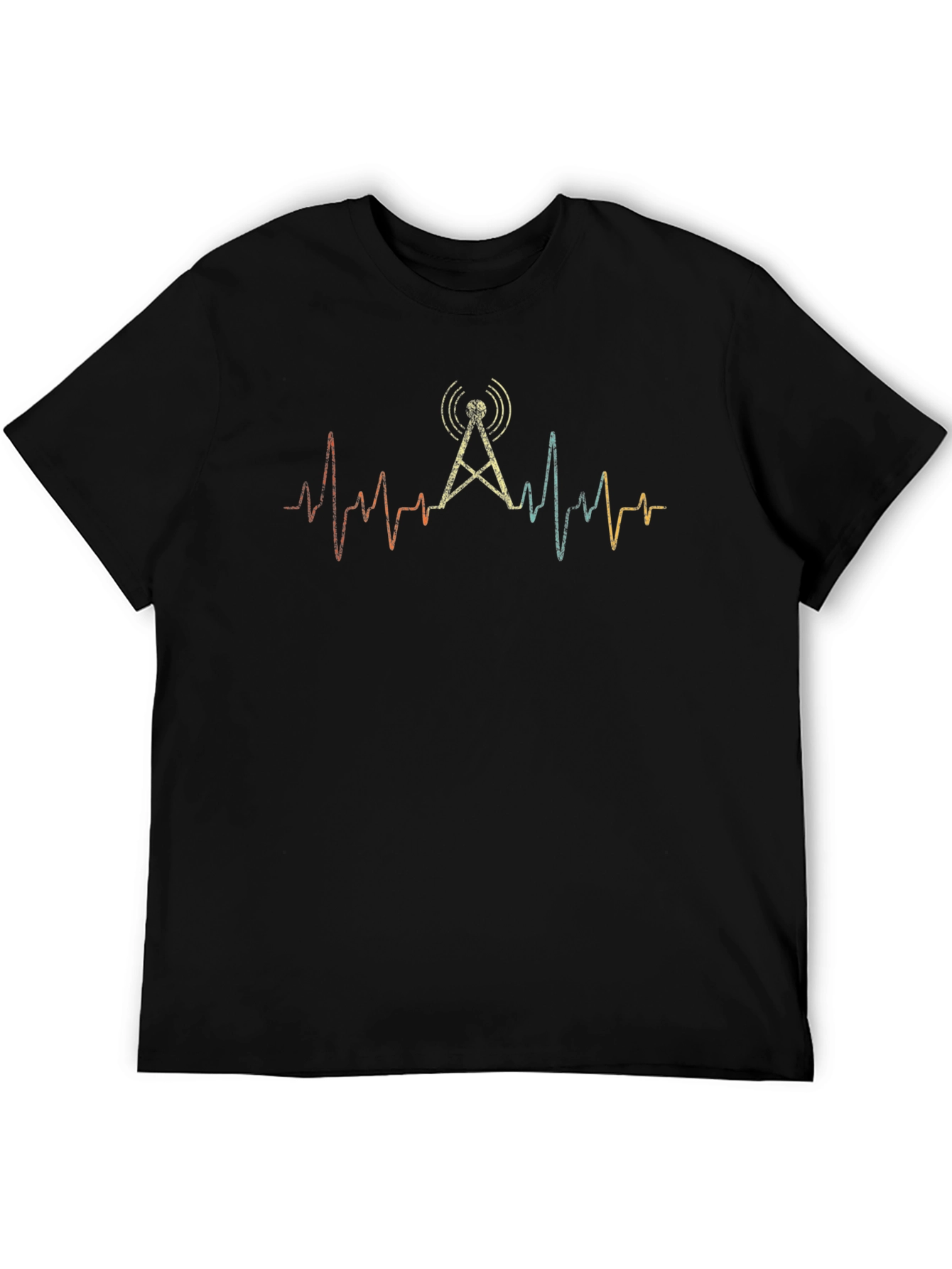 Radio Tower Heartbeat T-Shirt