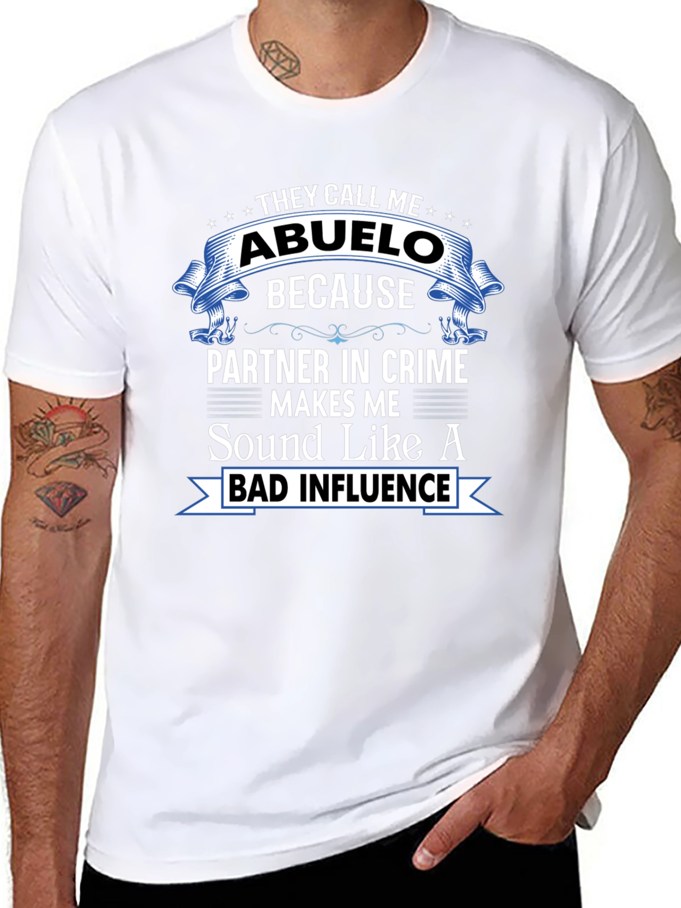 Abuelo Bad Influence Graphic T-Shirt