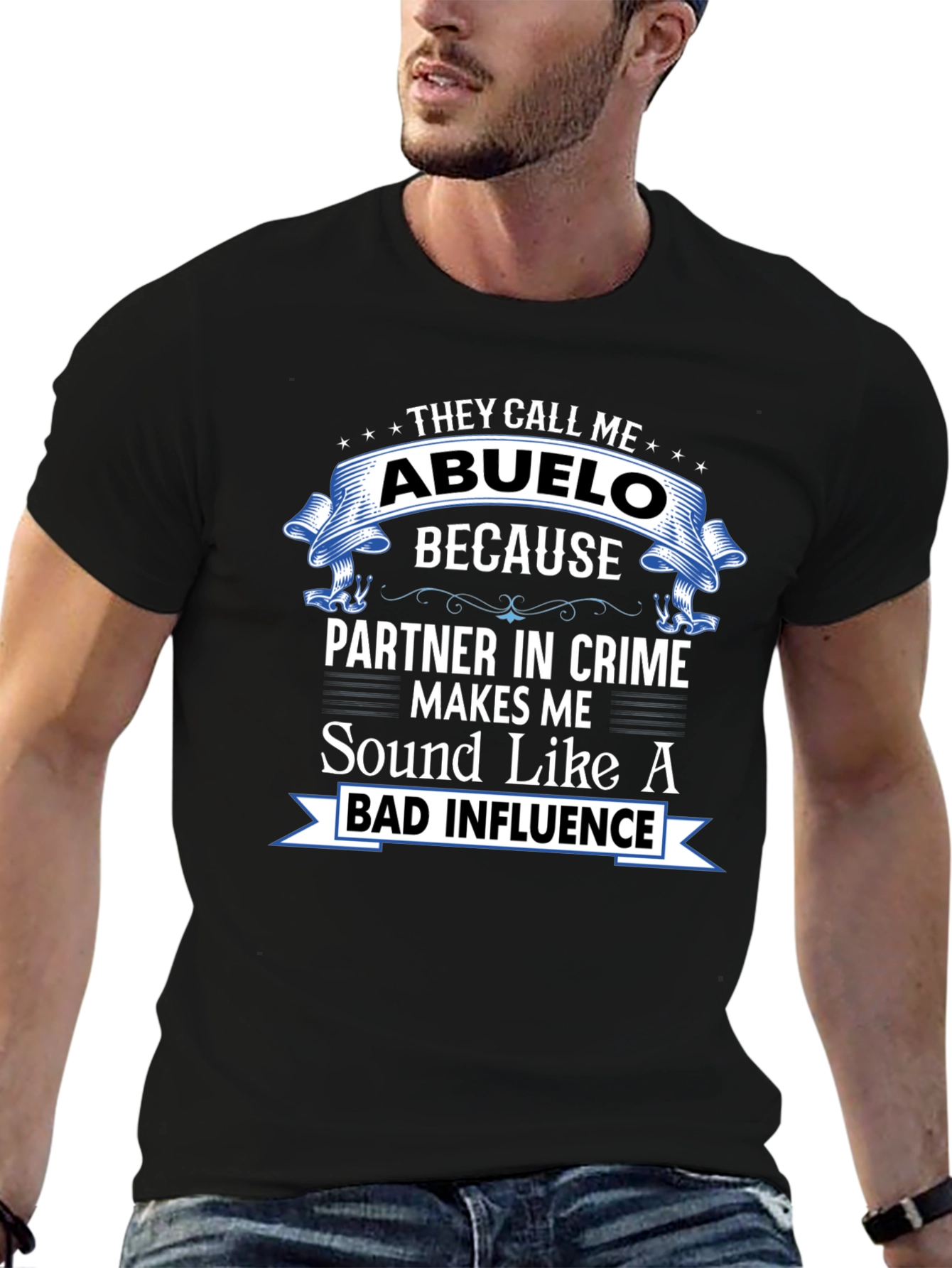 Abuelo Bad Influence Graphic T-Shirt