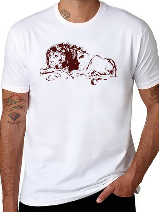 Dark Red Skateboard Tee - Classic Cool