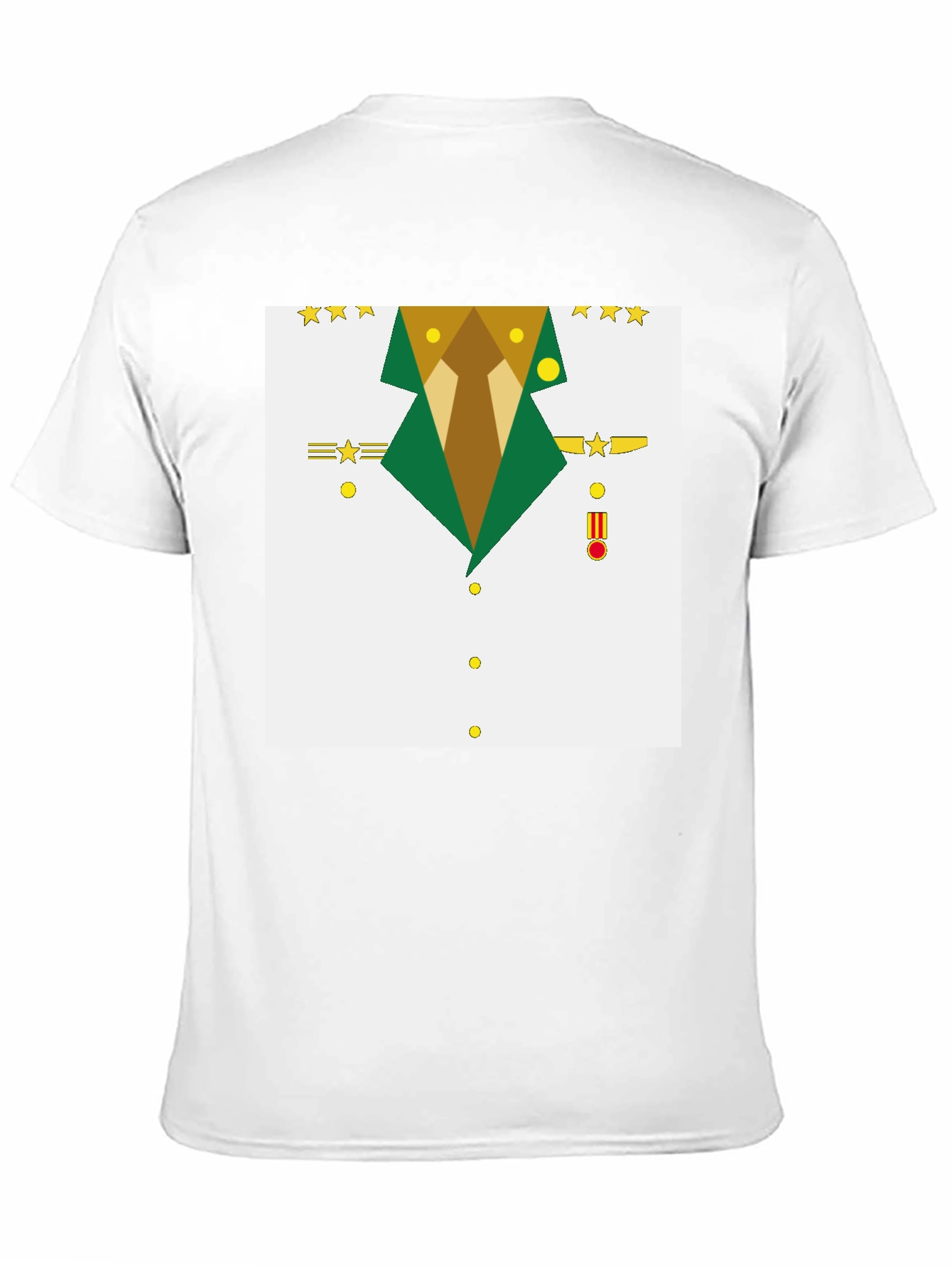 Geometric Military Uniform T-Shirt