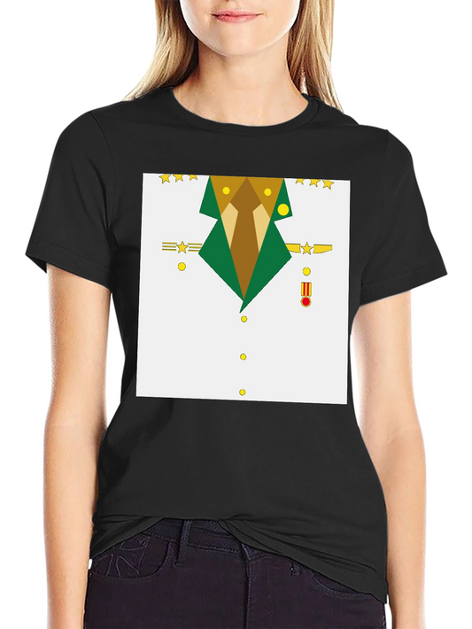 Geometric Military Uniform T-Shirt