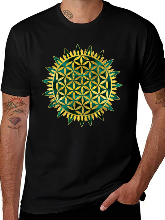 Flower of Life Graphic Tee - Sacred Geometry Shirt