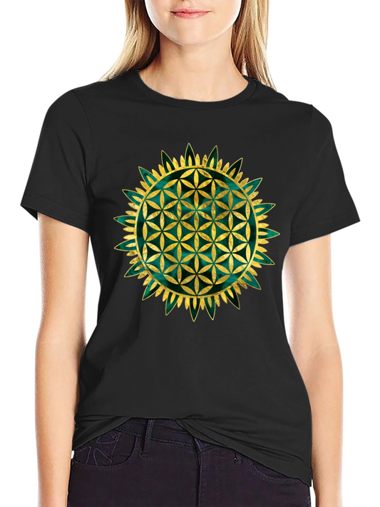 Flower of Life Graphic Tee - Sacred Geometry Shirt