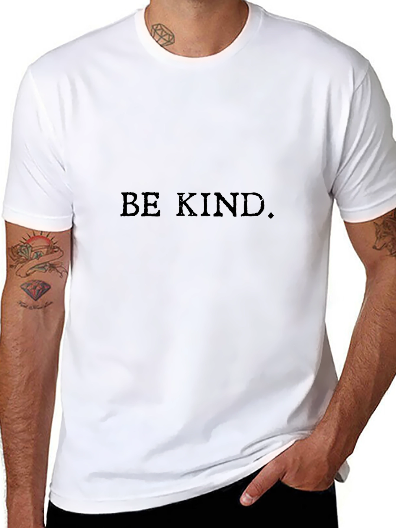 Be Kind Black Graphic Tee