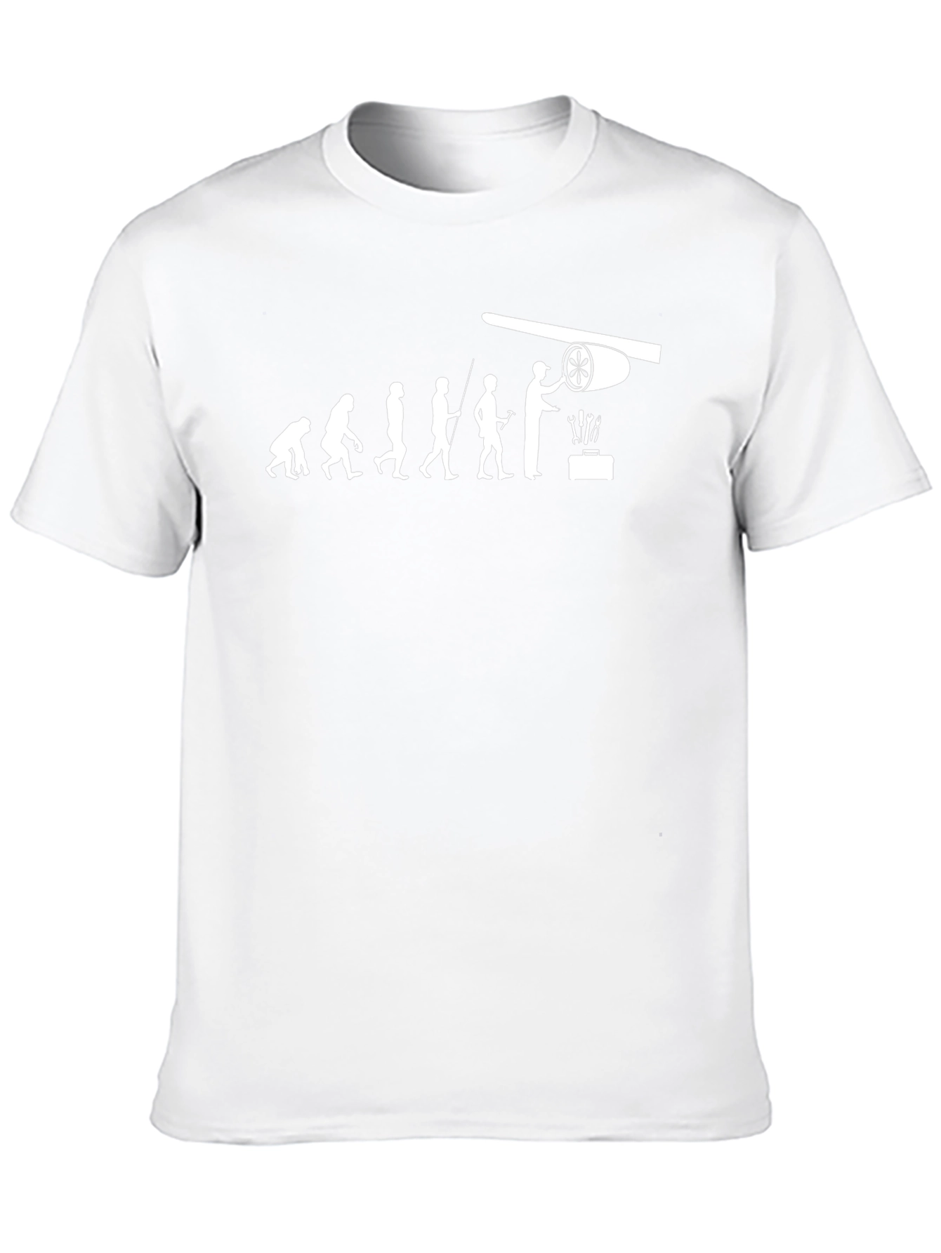 Evolution of a Pilot T-Shirt - Black Cotton Tee