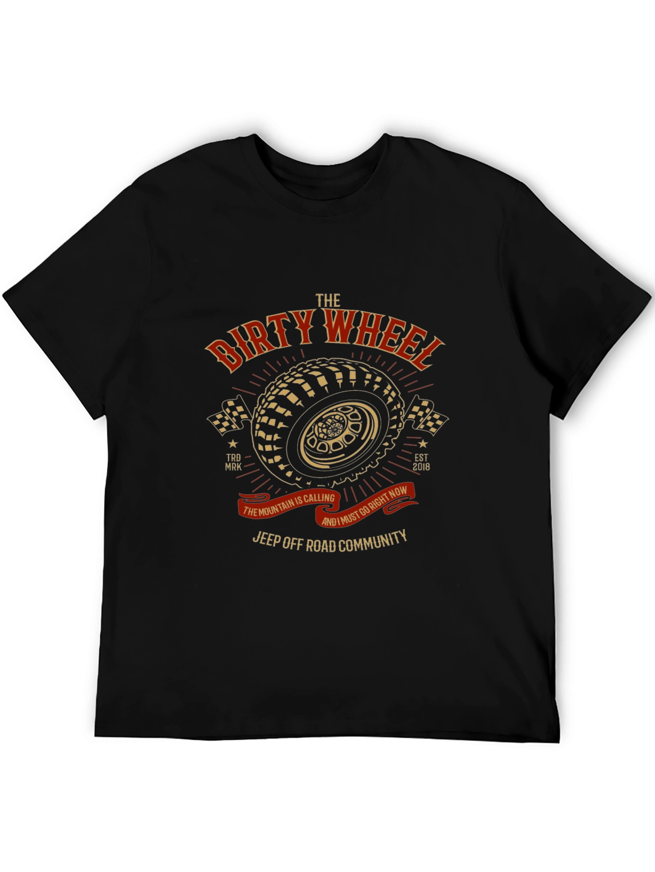 Dirty Wheel Jeep Off-Road Community T-Shirt