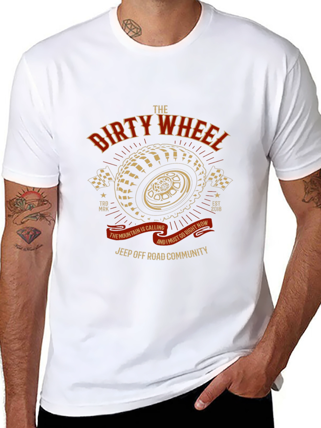 Dirty Wheel Jeep Off-Road Community T-Shirt