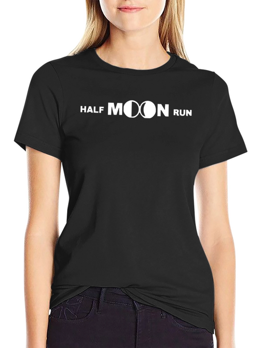 Half Moon Run Graphic T-Shirt - Black Cotton Blend