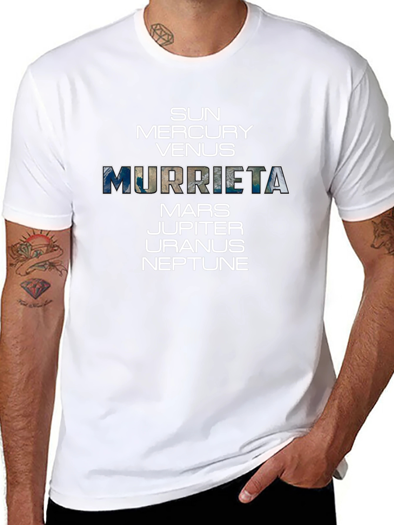 Murrieta Planets T-Shirt - Space Fan Gift